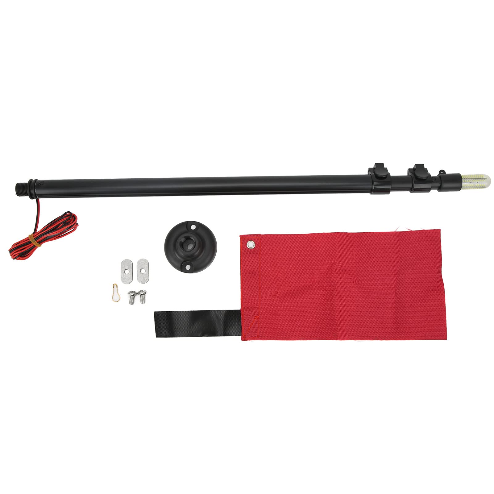 Kayak Safety Flag Light Set - 19W Waterproof for Boating & Canoeing