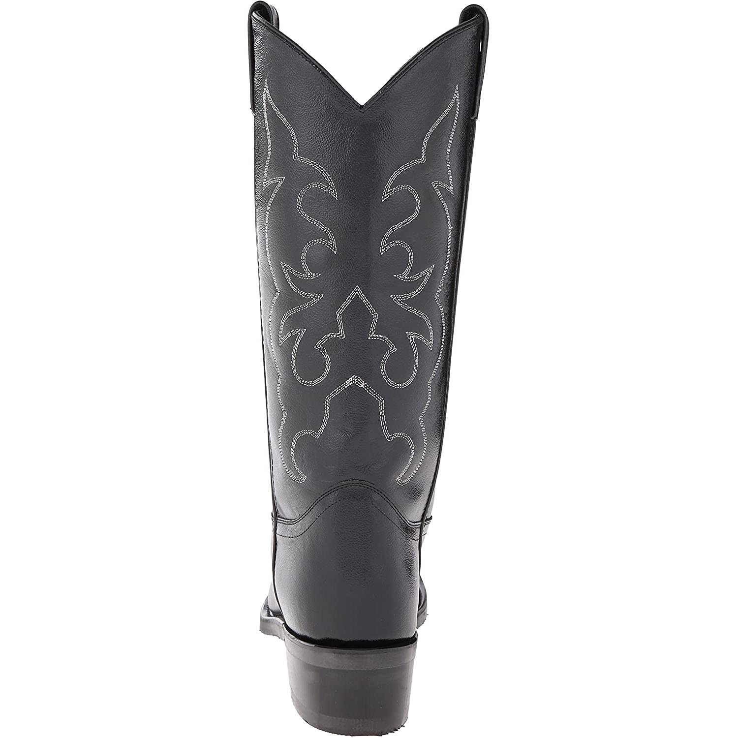 Men's Cowboy Boots - Old West Western Boots with Stitched Detail & Cushioned Round Toe for Comfort | Perfect for Rodeo, Country Dancing & Western Fashion