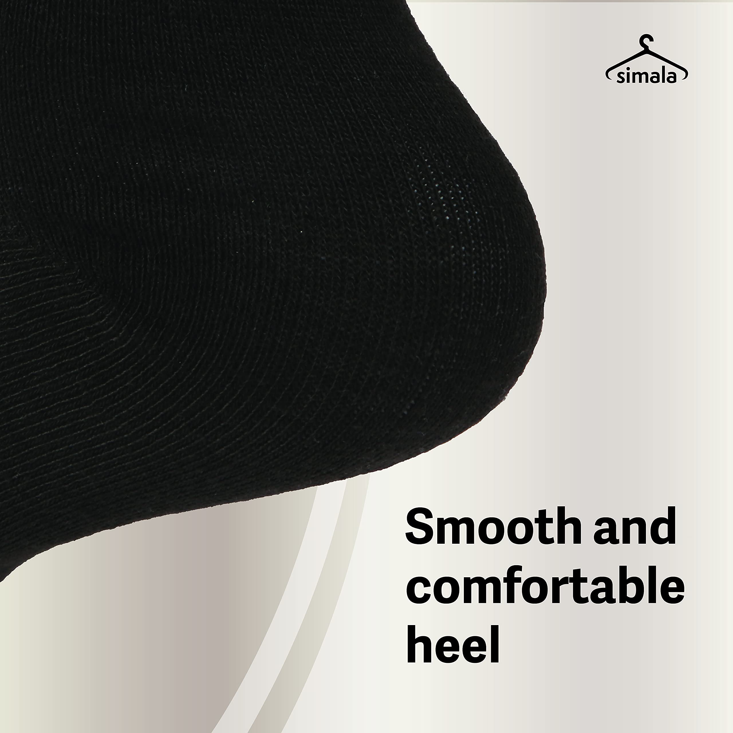 Men's Diabetic Socks for Swollen Feet - 100% Cotton Breathable & Stretchy Non-Binding Socks with Gentle Grip - Ideal for Diabetes, Edema, Circulation Issues & Daily Comfort