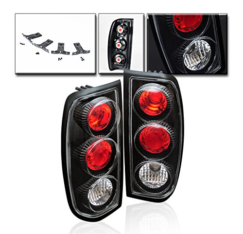 ZMAUTOPARTS JDM Black Tail Brake Lights Rear Lamps for Nissan Frontier Pickup Truck - High Visibility LED Stop Lights for Night Driving & Off-Road Adventures
