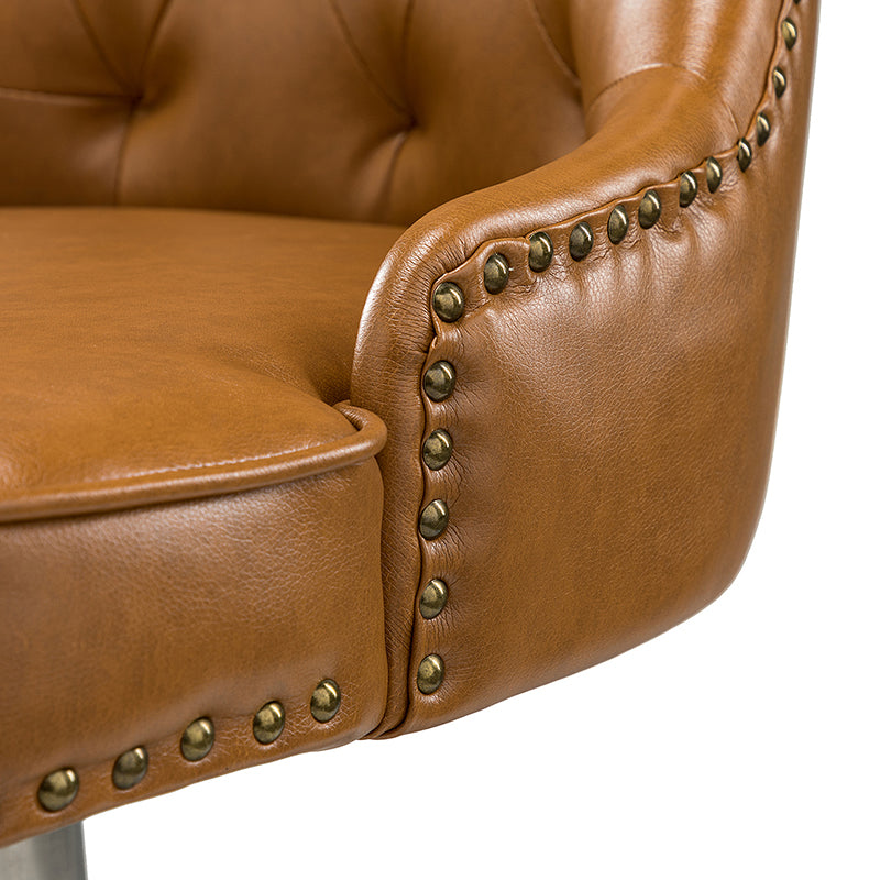 Euander Vegan Leather Office Chair - Ergonomic Desk Chair for Home & Work - Comfortable & Durable for Long Hours Sitting