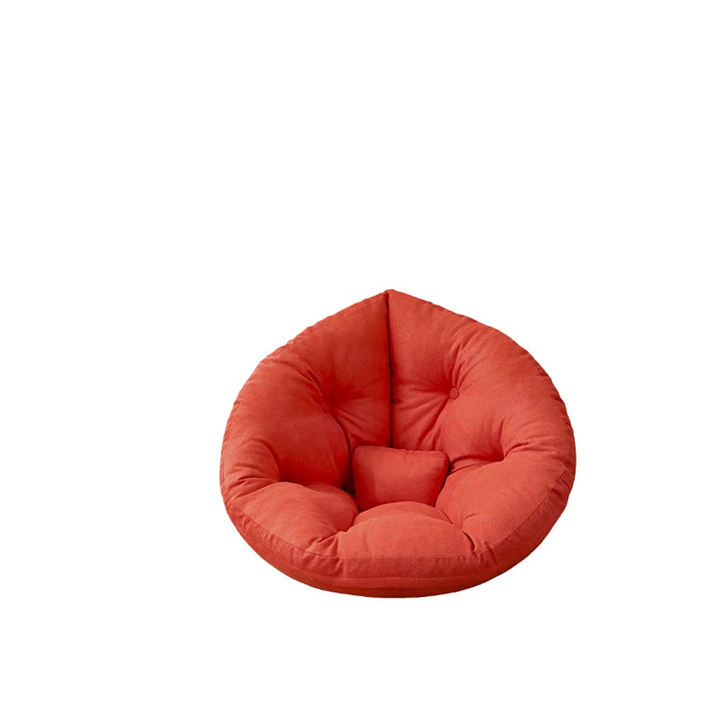 Yogafa Bean Bag Chair for Kids, Teens & Adults - Indoor Outdoor Gaming Chair, Large 150x80cm Beanbag for Living Room, Bedroom & Garden - Comfortable Orange Armchair for Relaxing & Gaming