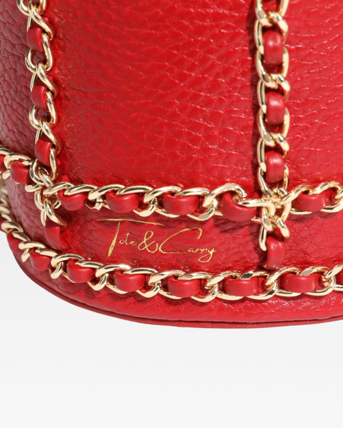 Stylish Red Leather Evening Mini Barrel Bag for Women - Perfect for Parties, Dates & Night Out Accessories
