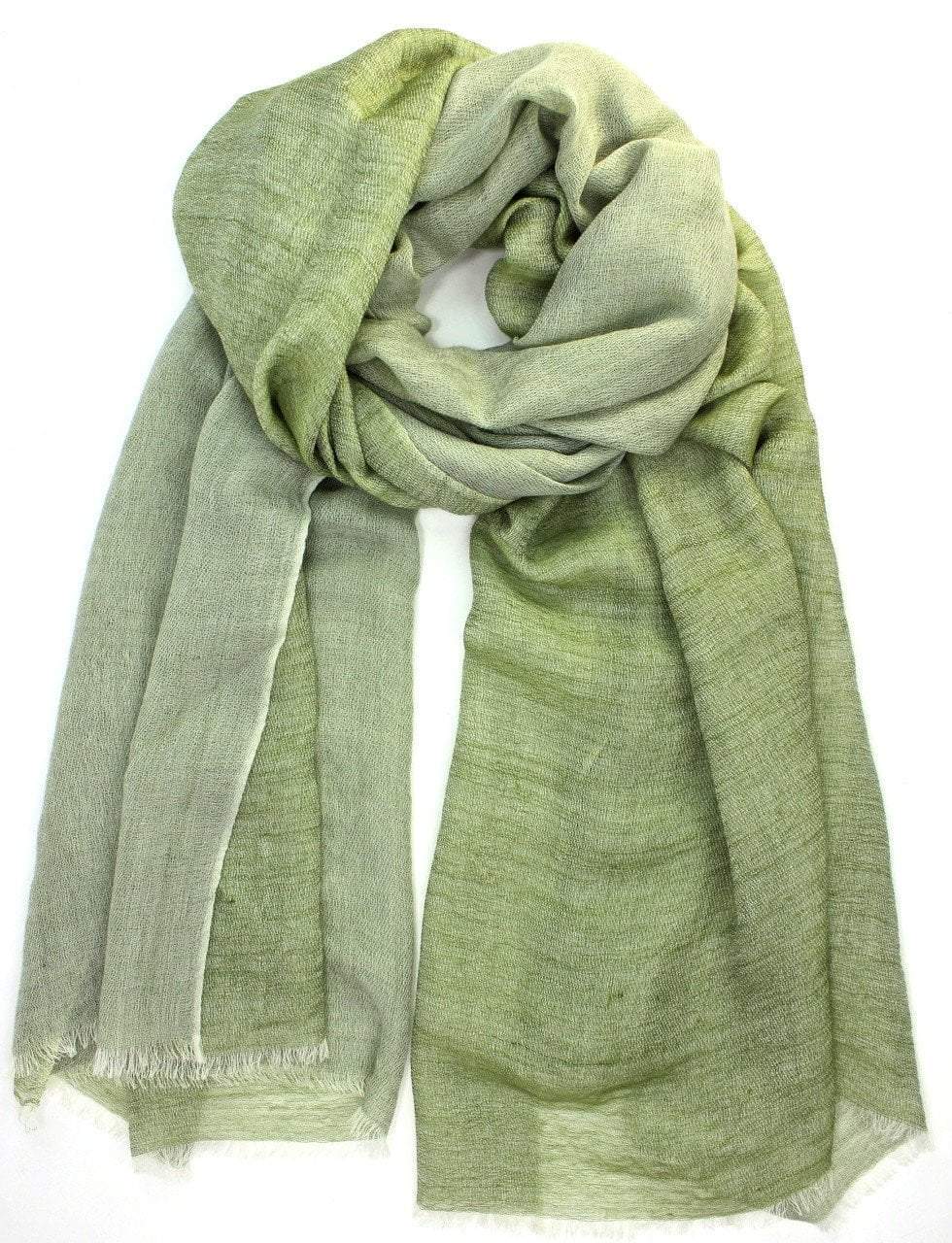 100% Authentic Pashmina Shawl - Soft Cashmere Wrap in Silver Sage | Elegant Winter Scarf for Women | Perfect for Weddings, Parties & Cold Weather Fashion