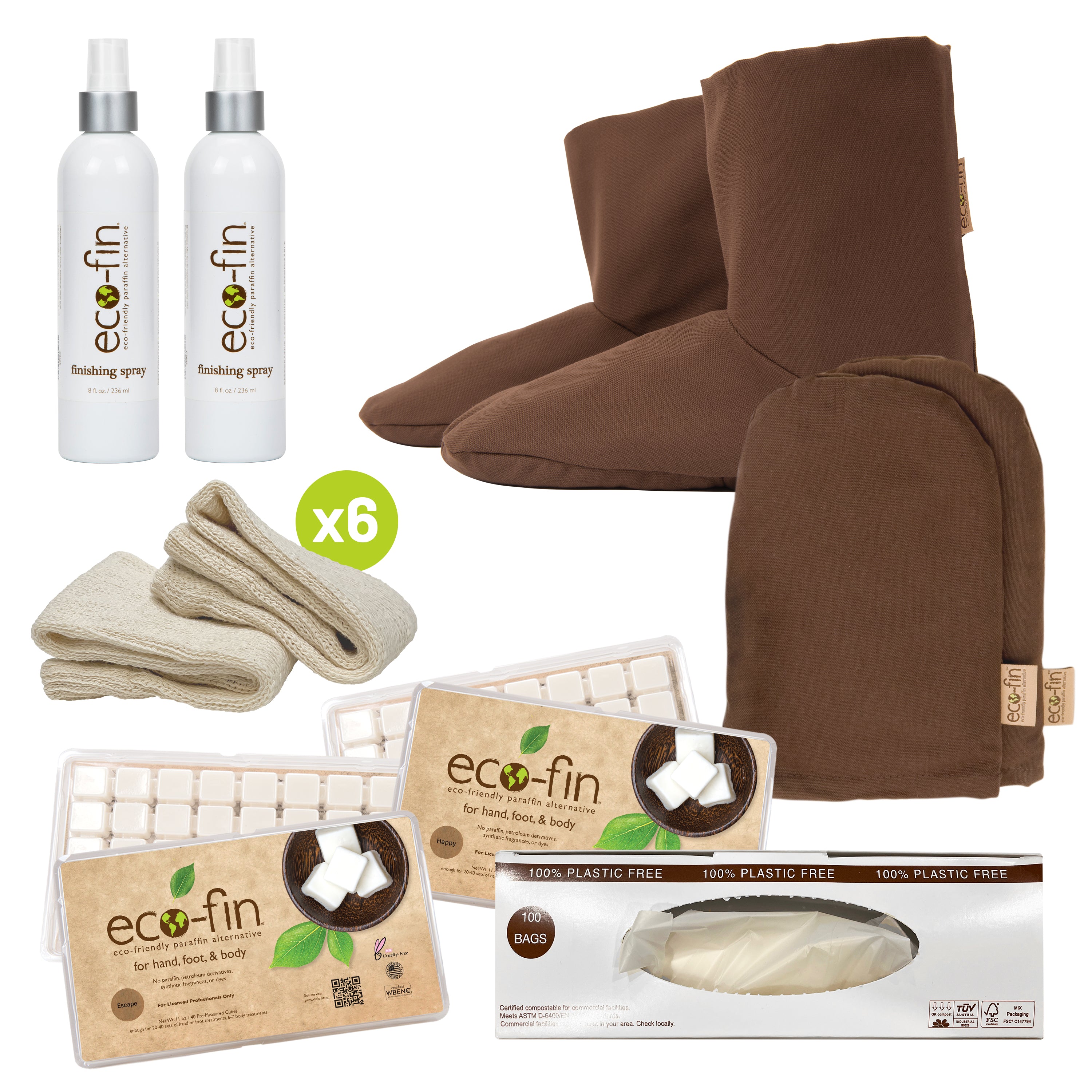 Eco Fin Luxury Hand & Foot Care Kit - Professional Manicure & Pedicure Set for Spa, Home Salon & Self Care Routine