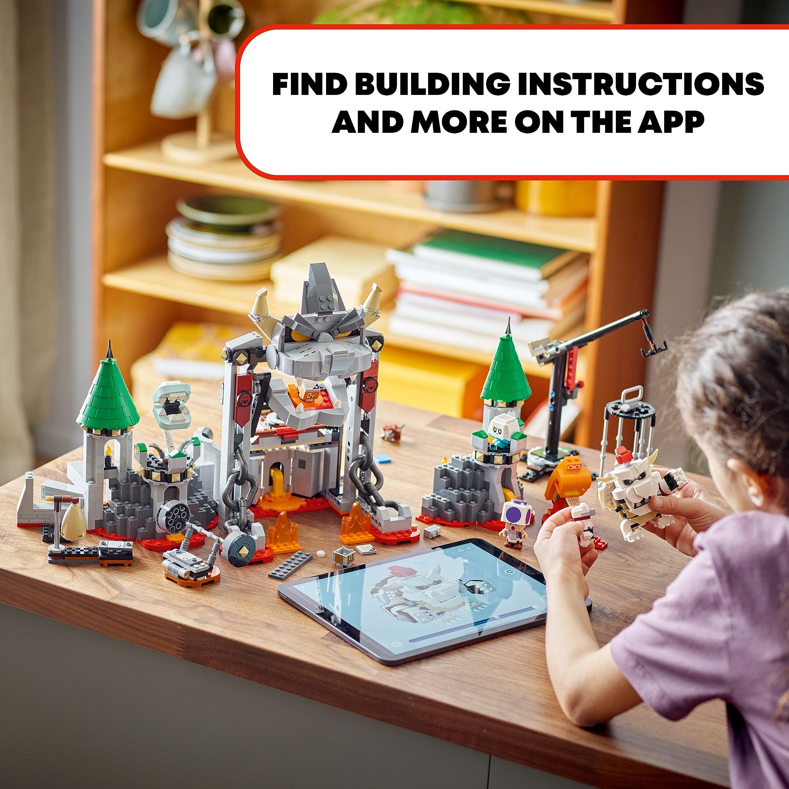 LEGO Super Mario Dry Bowser Castle Battle Expansion Set 71423 - Interactive Building Toy with Bowser & 4 Character Figures - Collectible Playset for Kids Ages 8+ - Perfect for Creative Play, Birthday Gifts & Mario Fans Collection