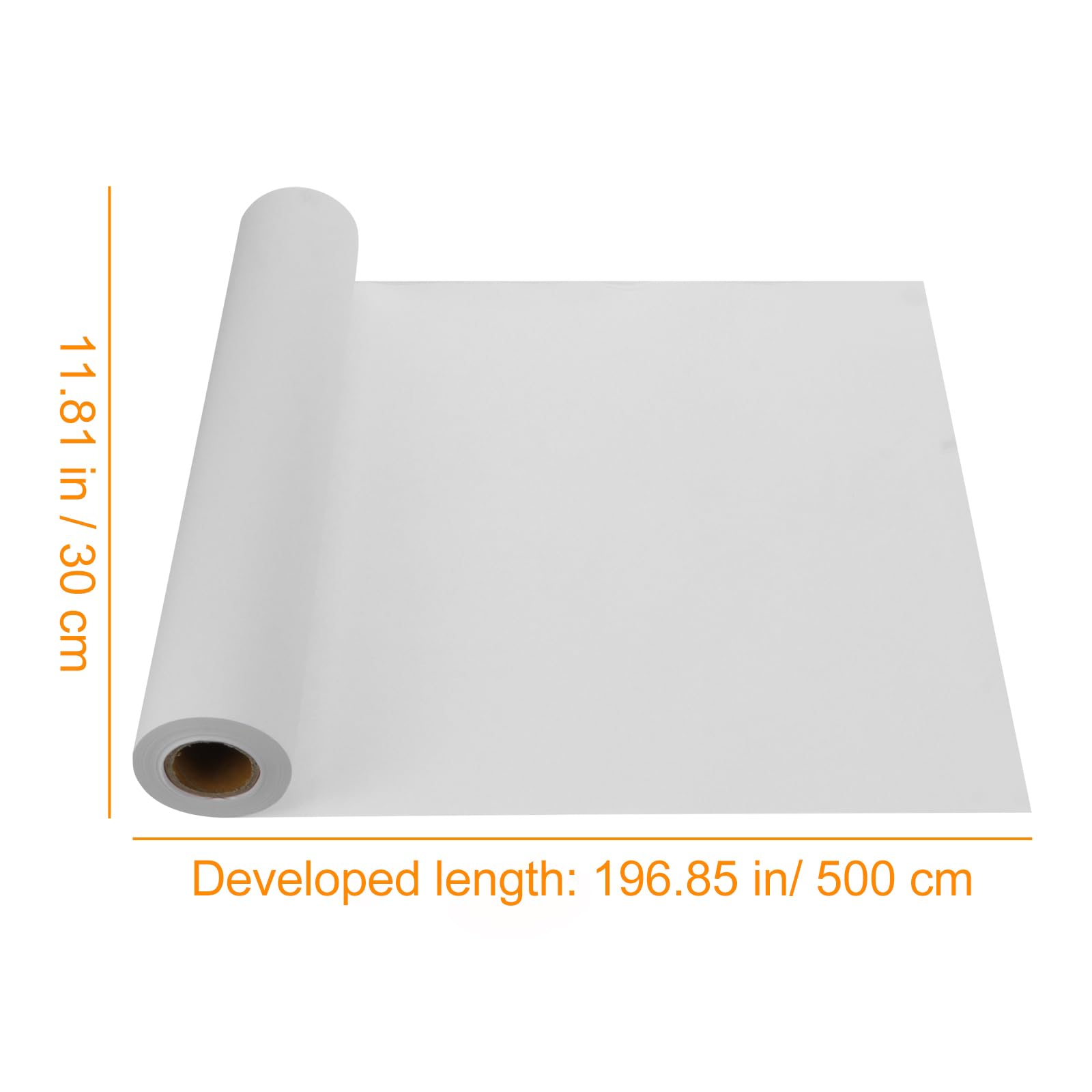 2 Rolls White Drawing Paper for Kids - Easel Paper Pad for Painting Practice, Sketching & Art Projects - Blank Sketch Paper, Rice Paper Replacement - Ideal for Toddlers, Classroom & Home Art Activities