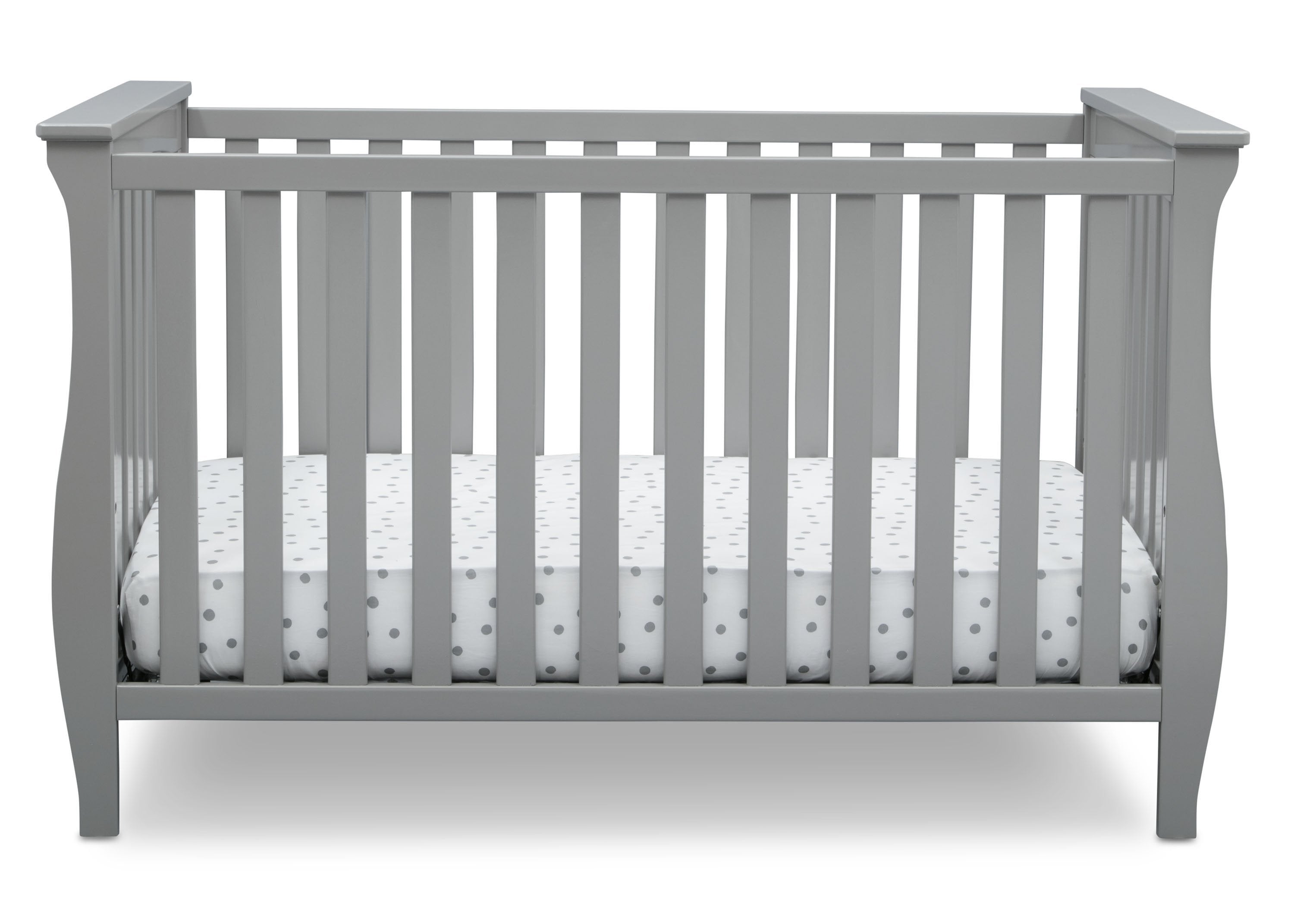 Lancaster 3-in-1 Convertible Baby Crib - White Nursery Furniture for Newborn to Toddler | Perfect for Modern Nurseries & Daycare Centers