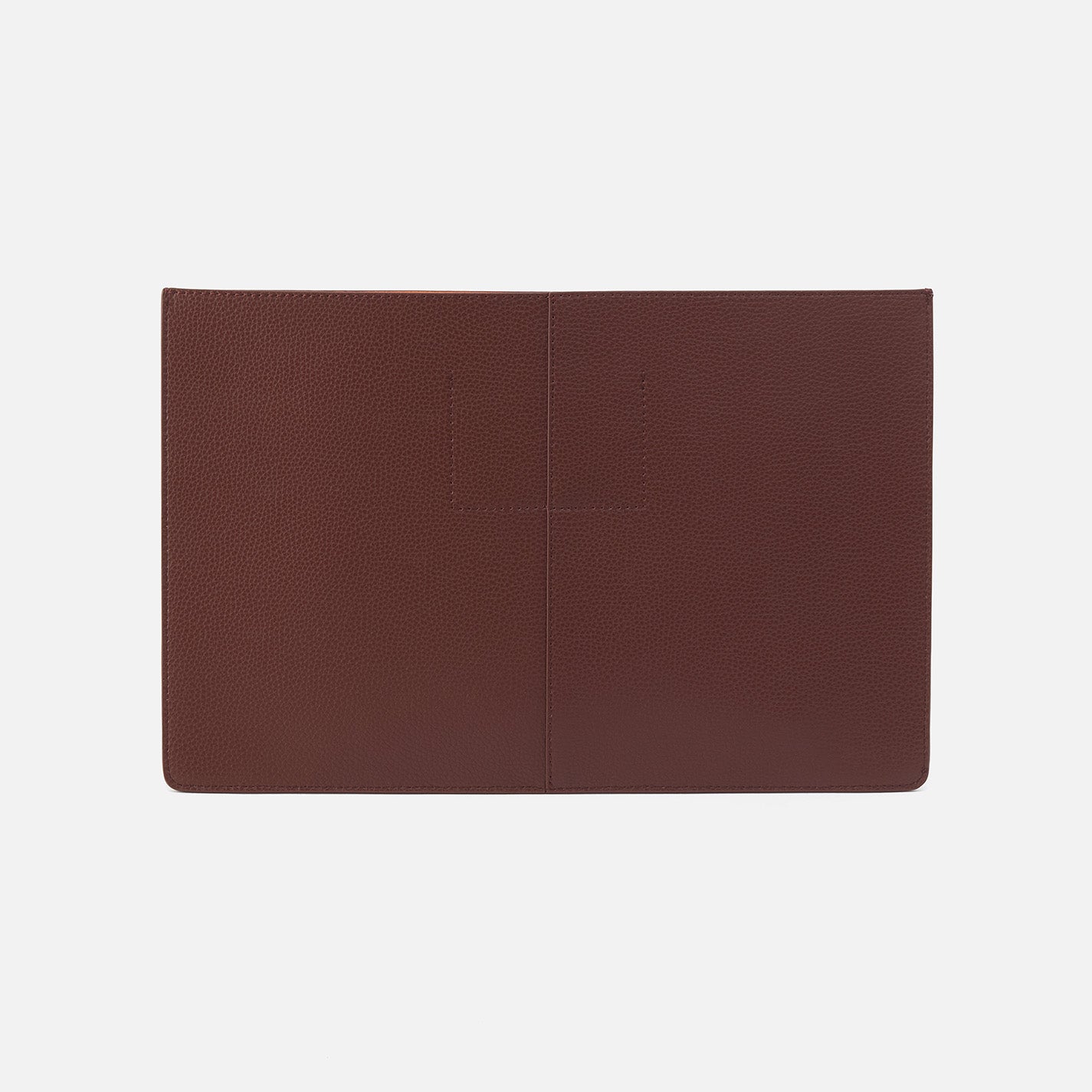 Premium Vida Large Laptop Sleeve - Micro Pebbled Leather Case for MacBook Pro 15/16 inch - Chocolate Brown - Perfect for Work, Travel & School Protection