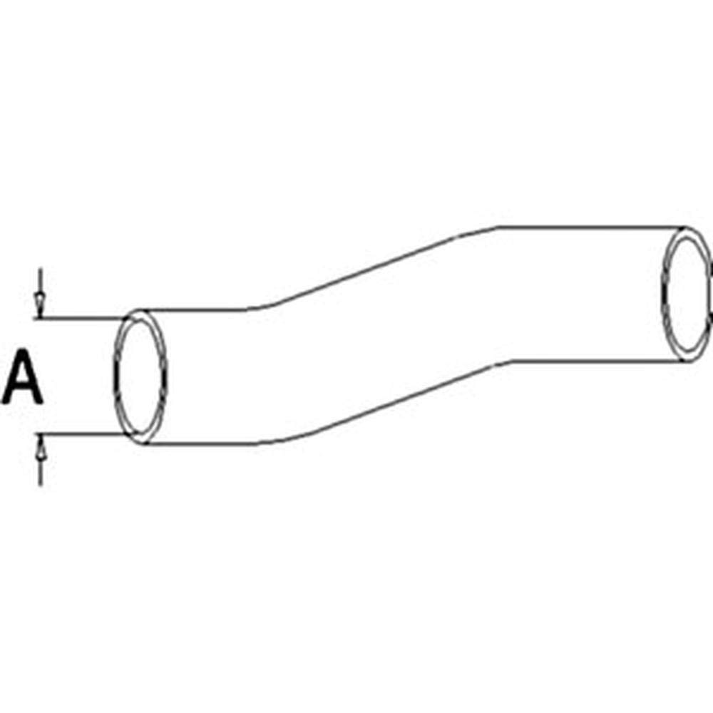 Case-IH Radiator Hose Lower Part No: A-A169930 - Replacement Compatible with Tractors & Farm Equipment - Durable Cooling System Hose for Heavy-Duty Use