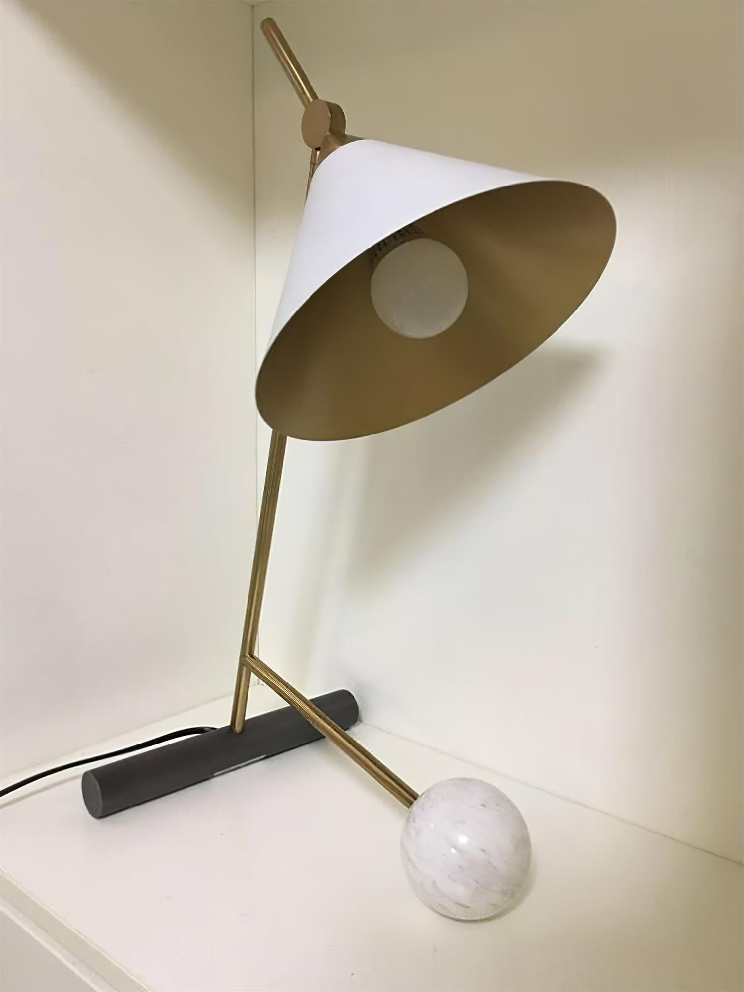 Cleo Table Lamp - Modern LED Desk Light with Adjustable Brightness for Home Office, Bedroom & Study Room - Perfect for Reading, Working & Decor
