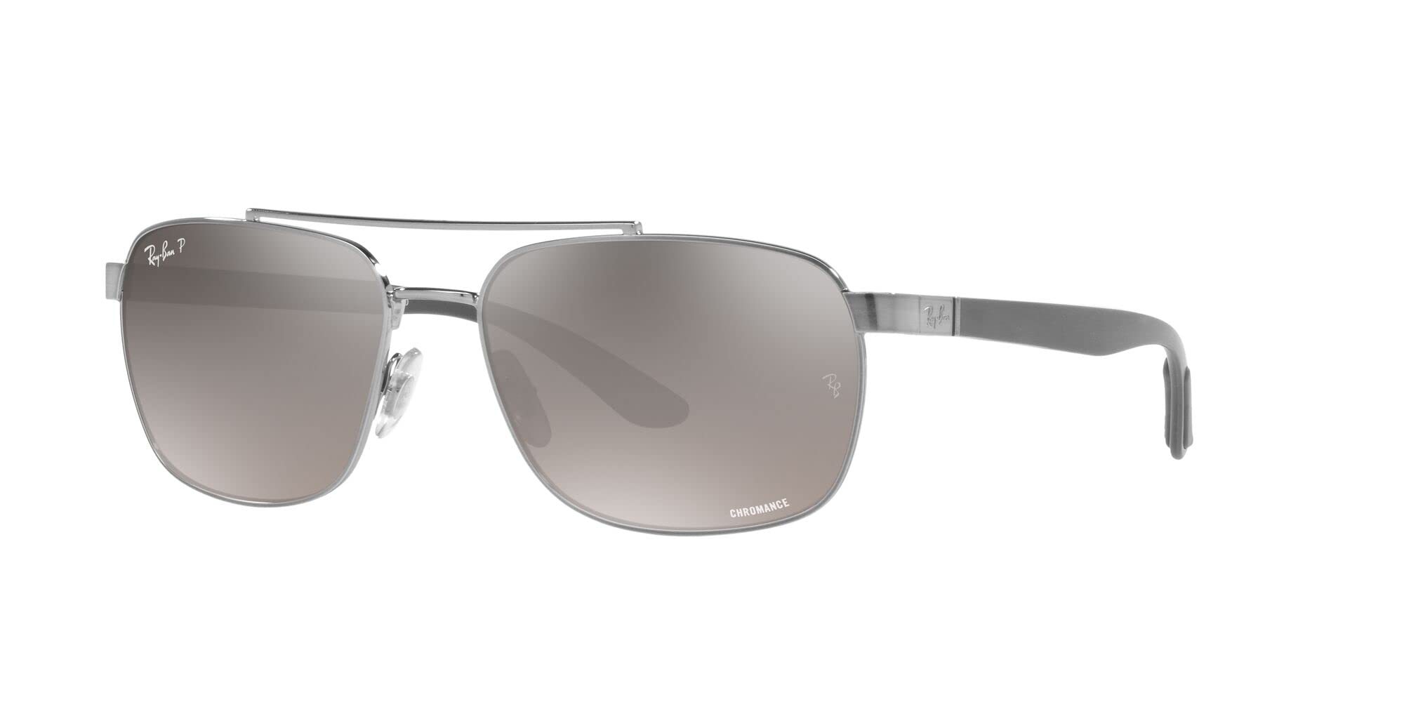 Ray-Ban RB3701 Liteforce Rectangular Sunglasses for Men & Women - Lightweight UV Protection Polarized Lenses - Perfect for Driving, Beach & Outdoor Activities