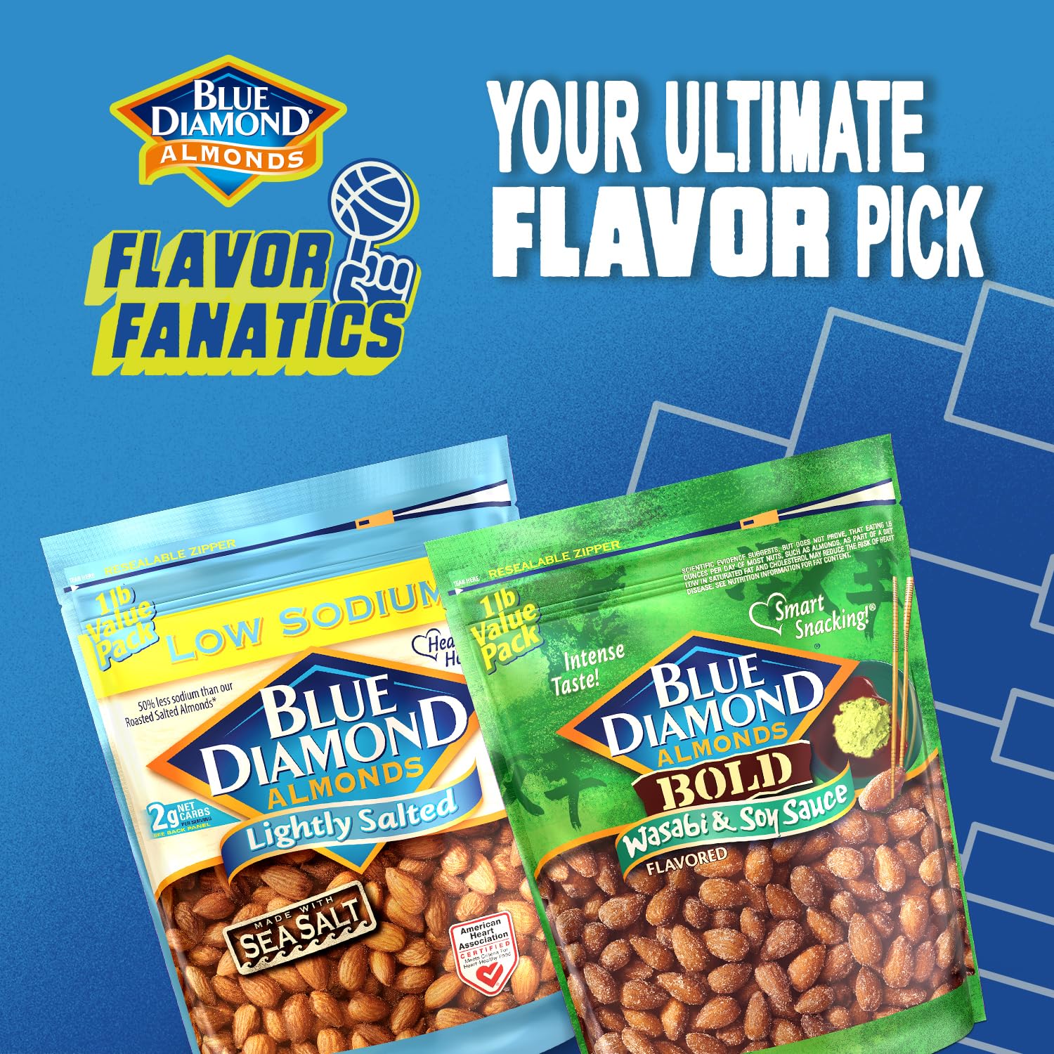 Premium Blue Diamond Whole Natural Raw Almonds - 40oz Resealable Bag (Pack of 1) | Healthy Snack, Baking Ingredient & Cooking Essential | Perfect for Keto, Vegan & Gluten-Free Diets