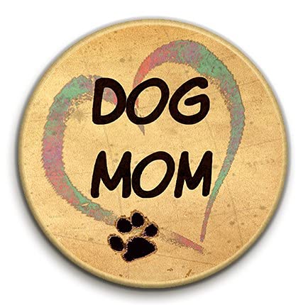 Pet Gifts Coaster for Dogs & Cats - Absorbent Ceramic Cup Holder for Car & Home - 2.65 Inch