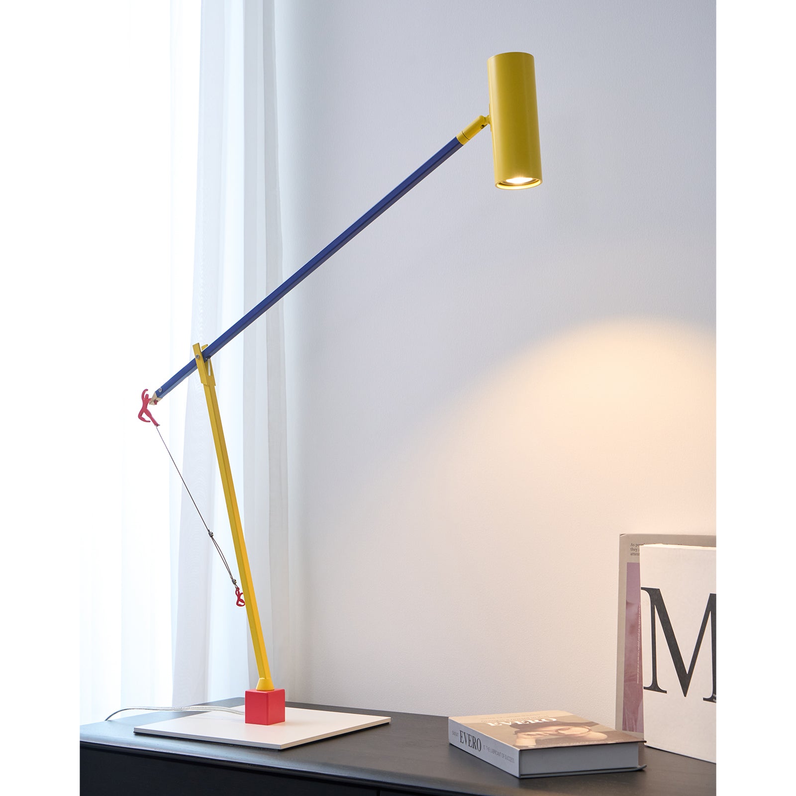 Ettorino Modern Table Lamp - Adjustable LED Desk Light for Home Office, Bedroom & Living Room - Perfect for Reading, Working & Decor