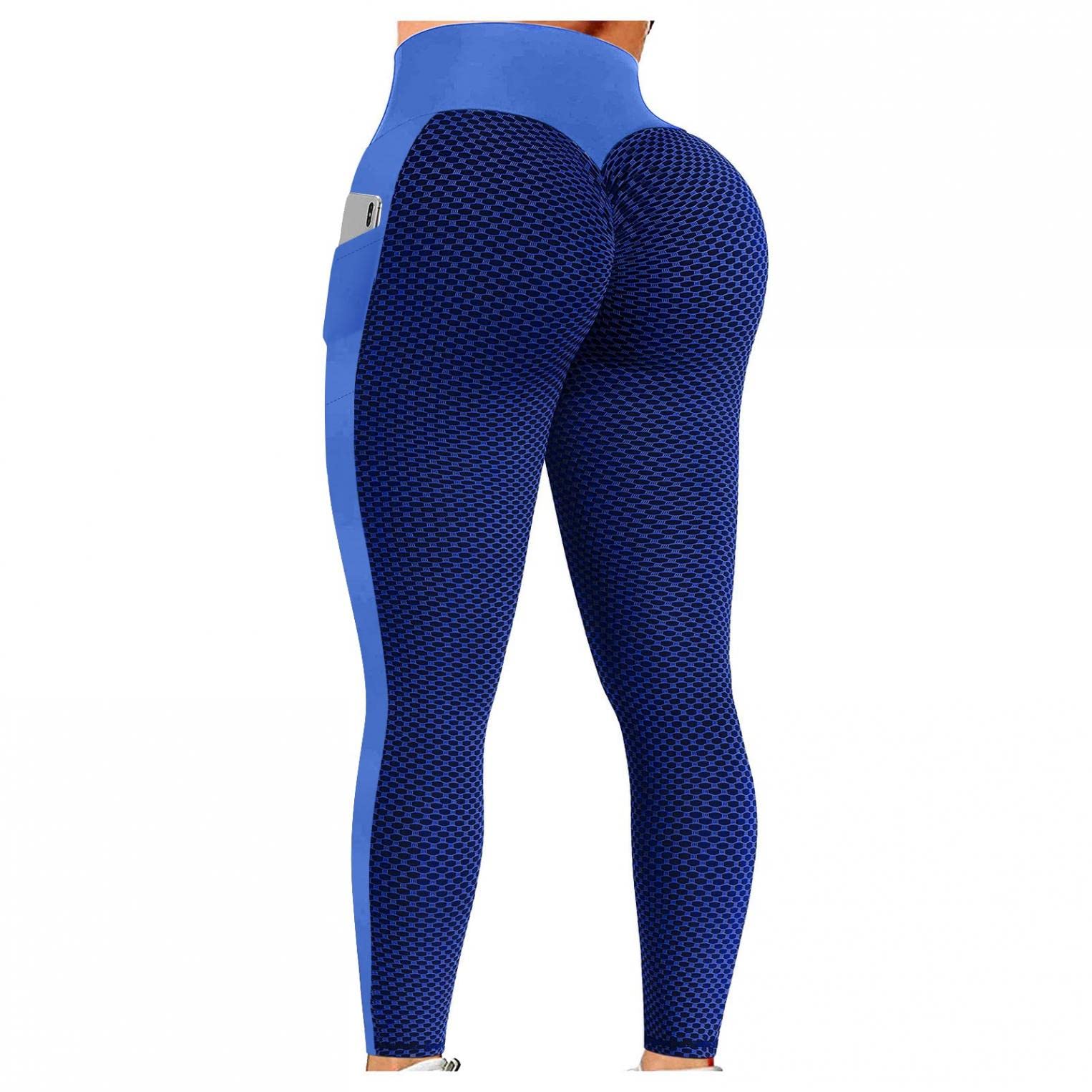 High Waist Yoga Pants for Women - Booty Lifting Workout Leggings with Scrunch Detail | Textured Tights for Running, Gym & Lounge Wear