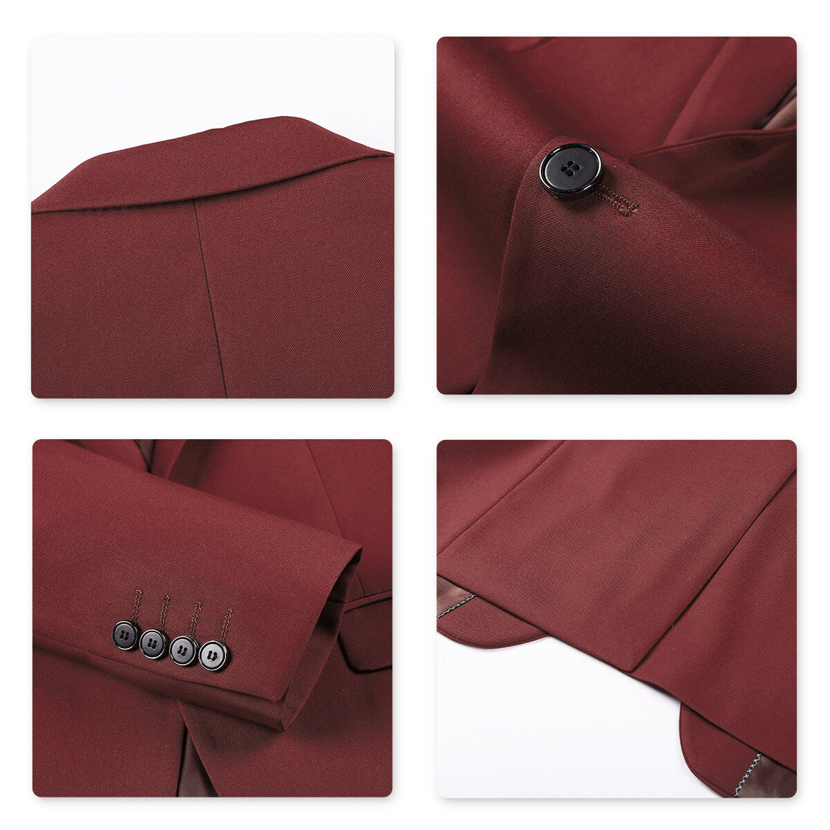 Stylish Maroon Single Button Casual Blazer for Women | Office Wear, Business Meetings & Date Night Outfits