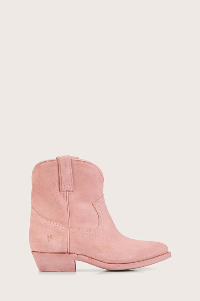 Frye Women's 40408 Pink M Leather Boots - Comfortable & Stylish Ankle Boots for Casual Wear, Work & Outdoor Activities