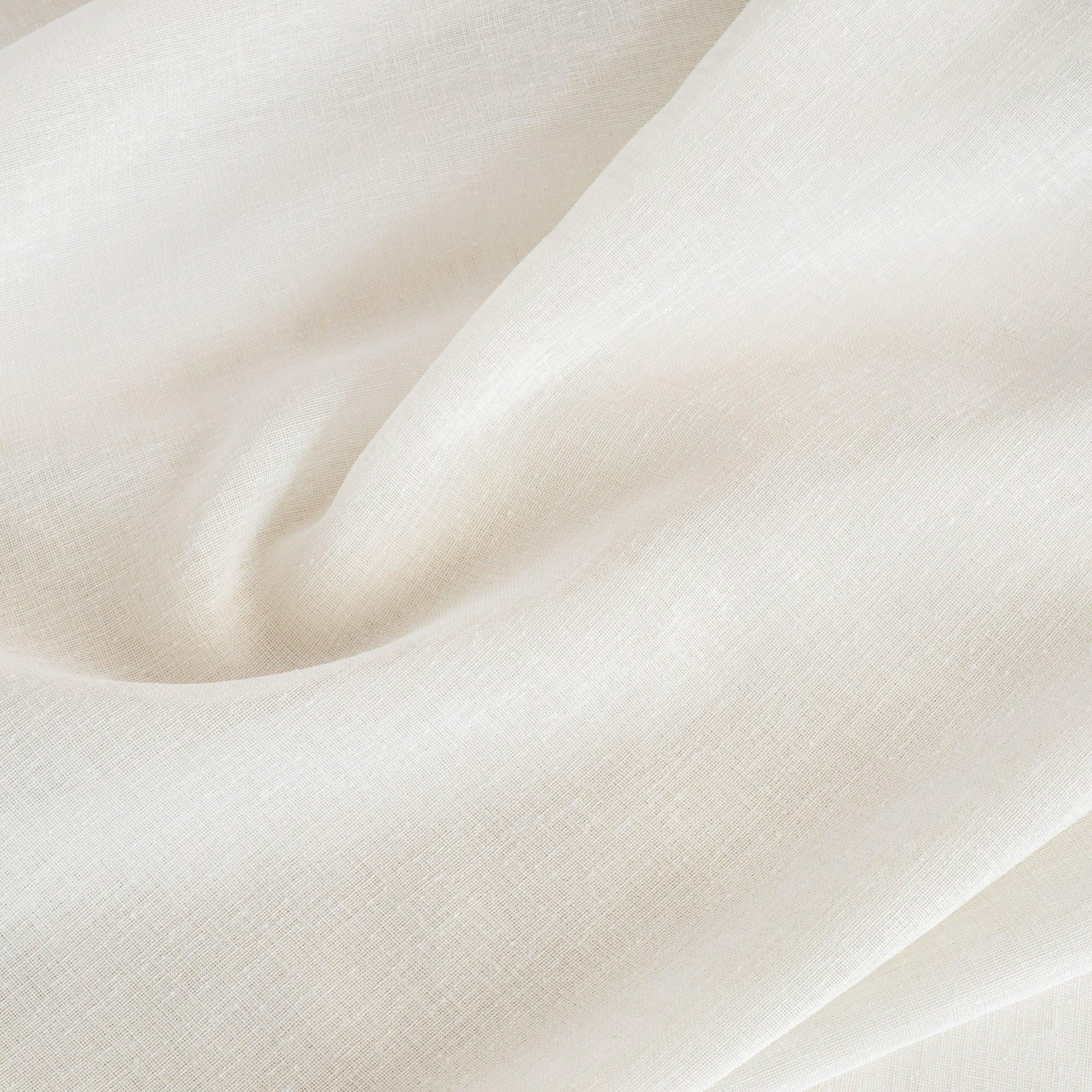 Palermo Double Width Sheer Fabric - Oyster White Premium Curtain Material for Living Room & Bedroom Windows