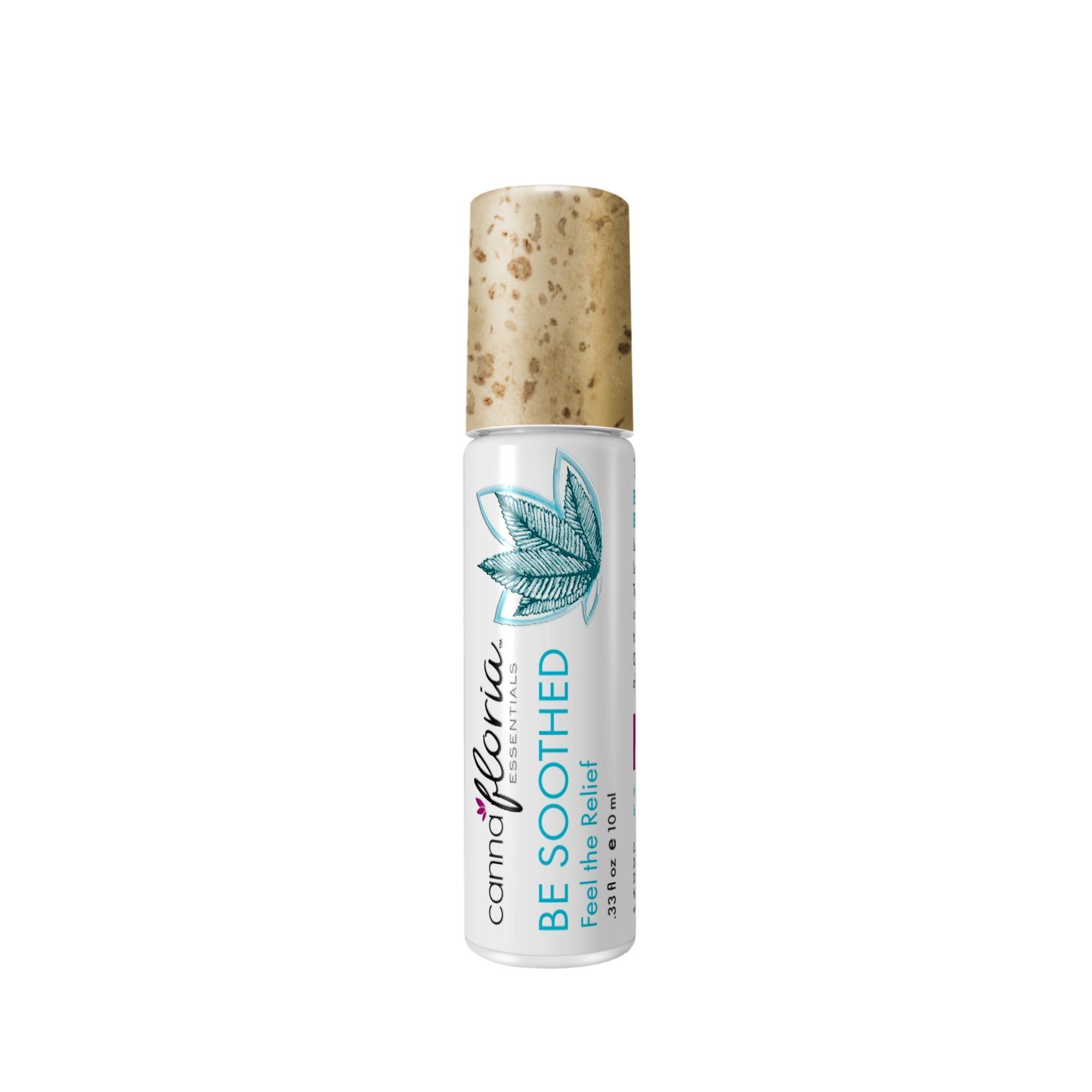 Cannafloria Essential Oil Roll On for Stress Relief & Relaxation - Portable Aromatherapy for Home, Office & Travel