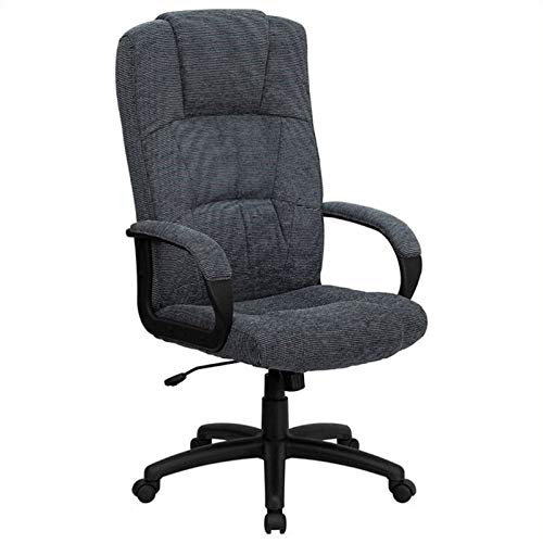 Scranton & Co Ergonomic High Back Office Chair with Lumbar Support - Gray Mesh Executive Chair for Home & Office Workspace Comfort