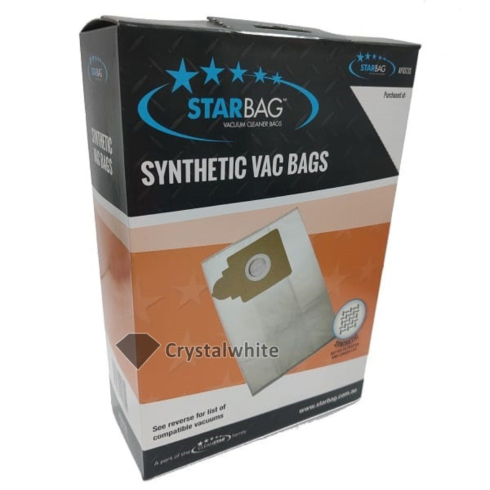 Hako Vacuum Cleaner Bags AF1073S - 6 Pack Synthetic Replacement Dust Bags for Hako Vacuums | Perfect for Home Cleaning, Pet Hair Removal & Allergen Reduction