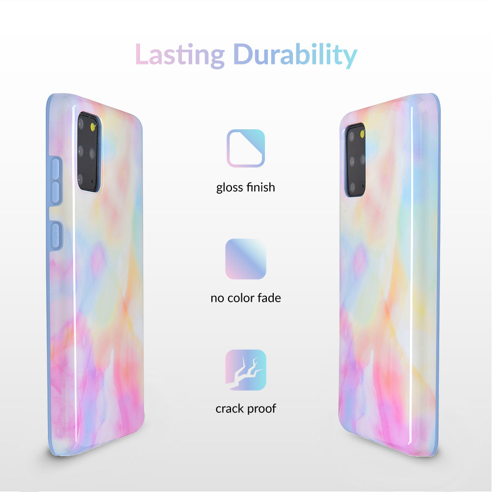 Pastel Tie Dye Samsung Galaxy Phone Case - Trendy Protective Cover for Galaxy S21/S20/S10/Note 20 - Perfect for Summer, Festivals & Everyday Use