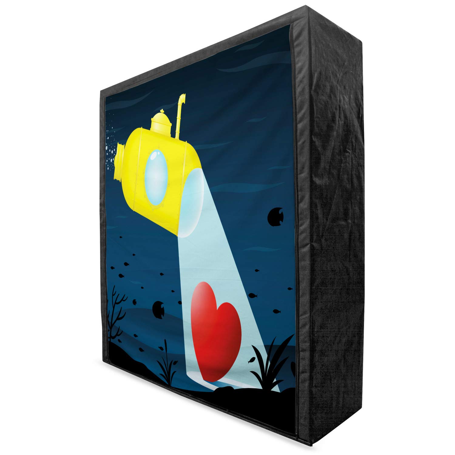 Ambesonne Yellow Submarine Fabric Wardrobe - 59