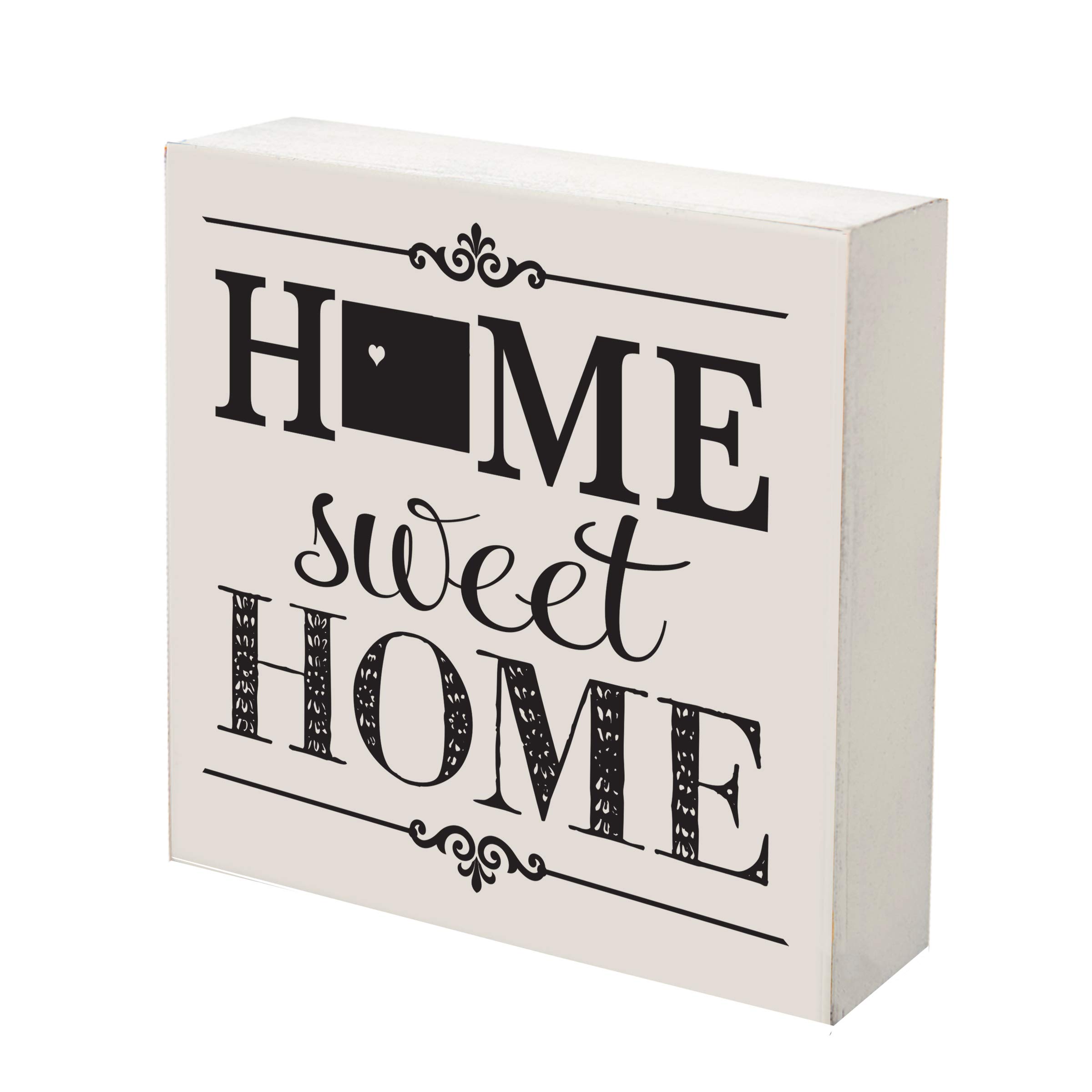 LifeSong Milestones Colorado Home State Shadow Box - 10x10 White Wooden Keepsake for Family Memories, Housewarming Gift, Shelf & Table Decor - Perfect for Home Sweet Home Displays, Anniversaries & New Home Celebrations