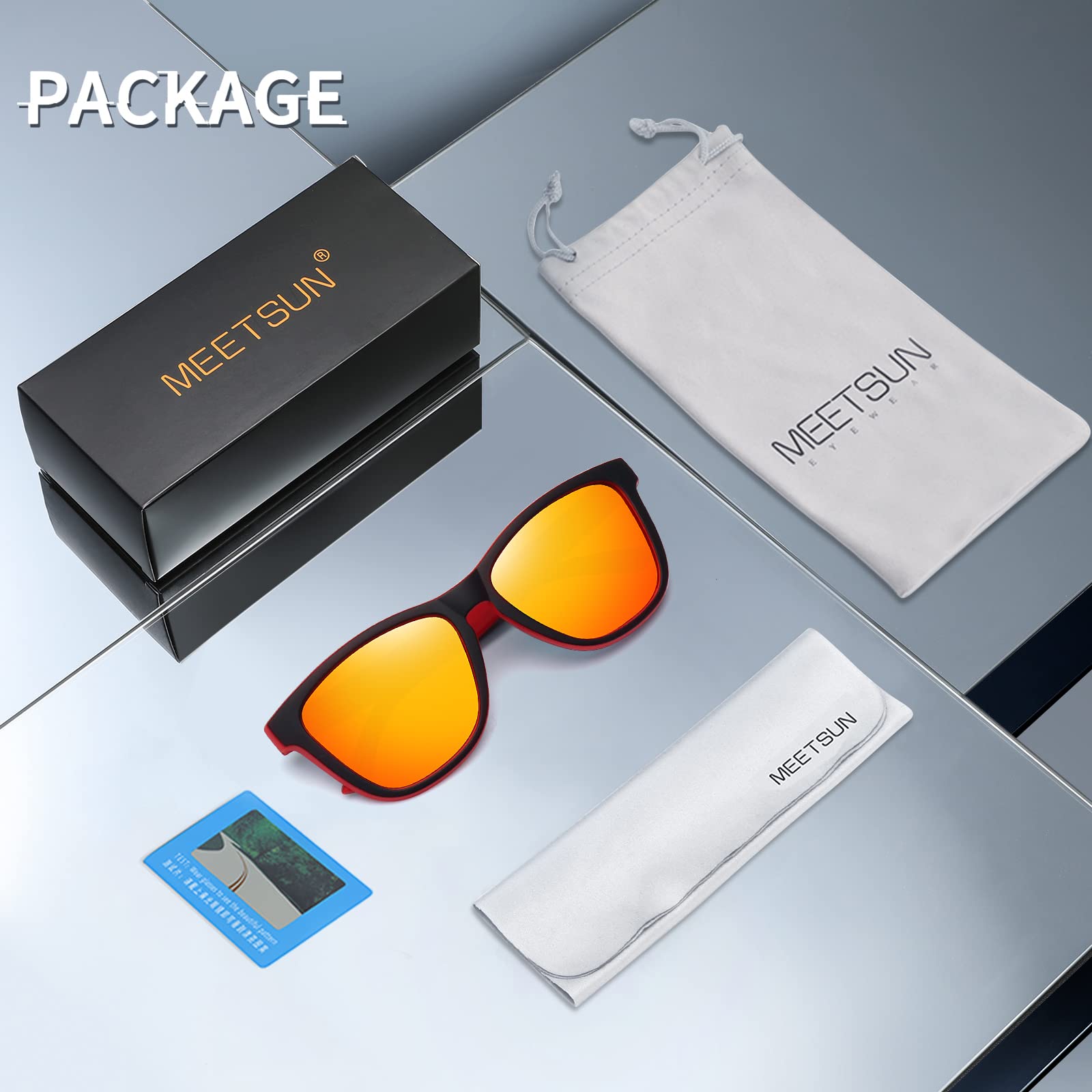 MEETSUN Polarized Sunglasses for Women & Men - Trendy Classic Retro Designer Style - Perfect for Driving, Beach, and Outdoor Activities