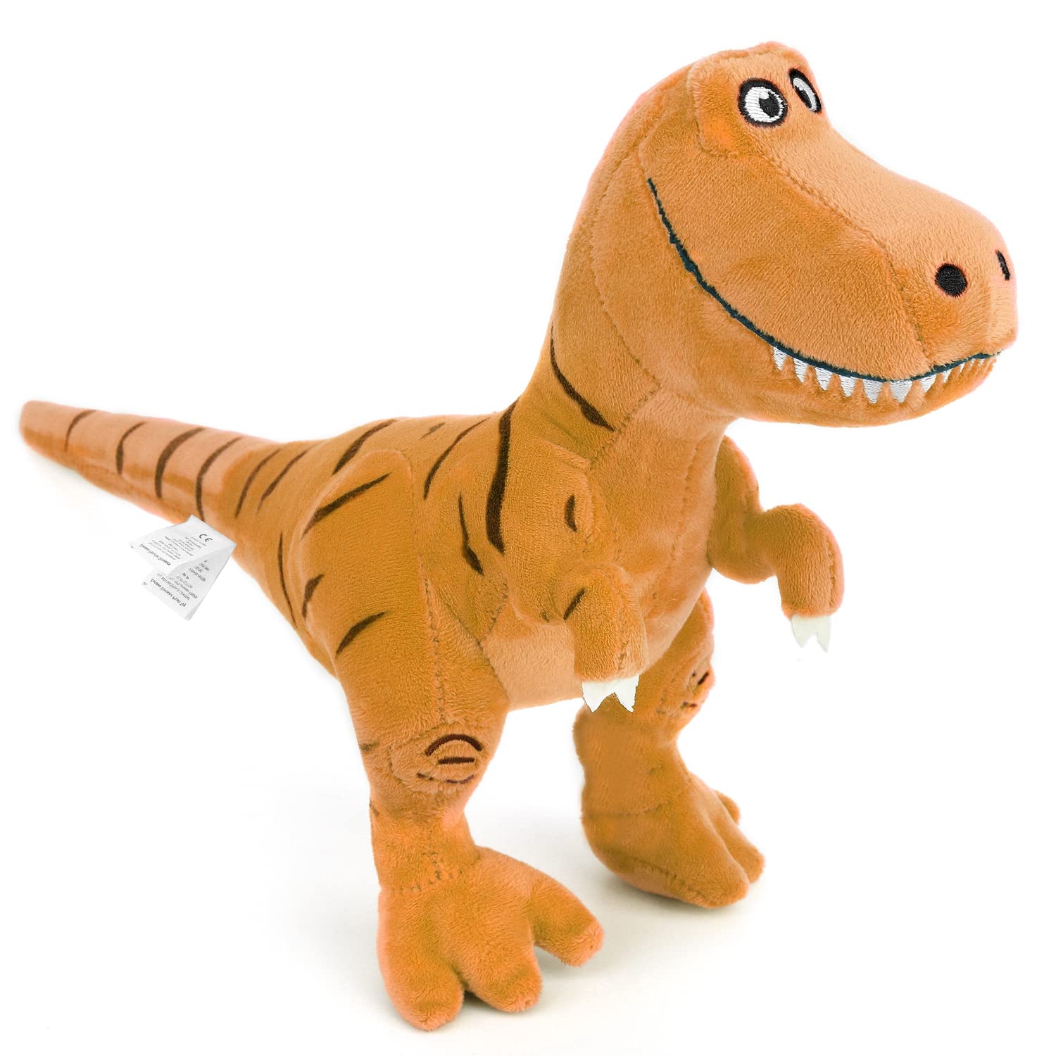 Zooawa Soft Brown Plush Dinosaur Toy - Cute T-Rex Stuffed Animal for Kids, Boys & Girls | Perfect for Bedtime, Cuddling & Birthday Gifts | Dino Figure Toy for Playtime, Nursery Decor & Gift Giving