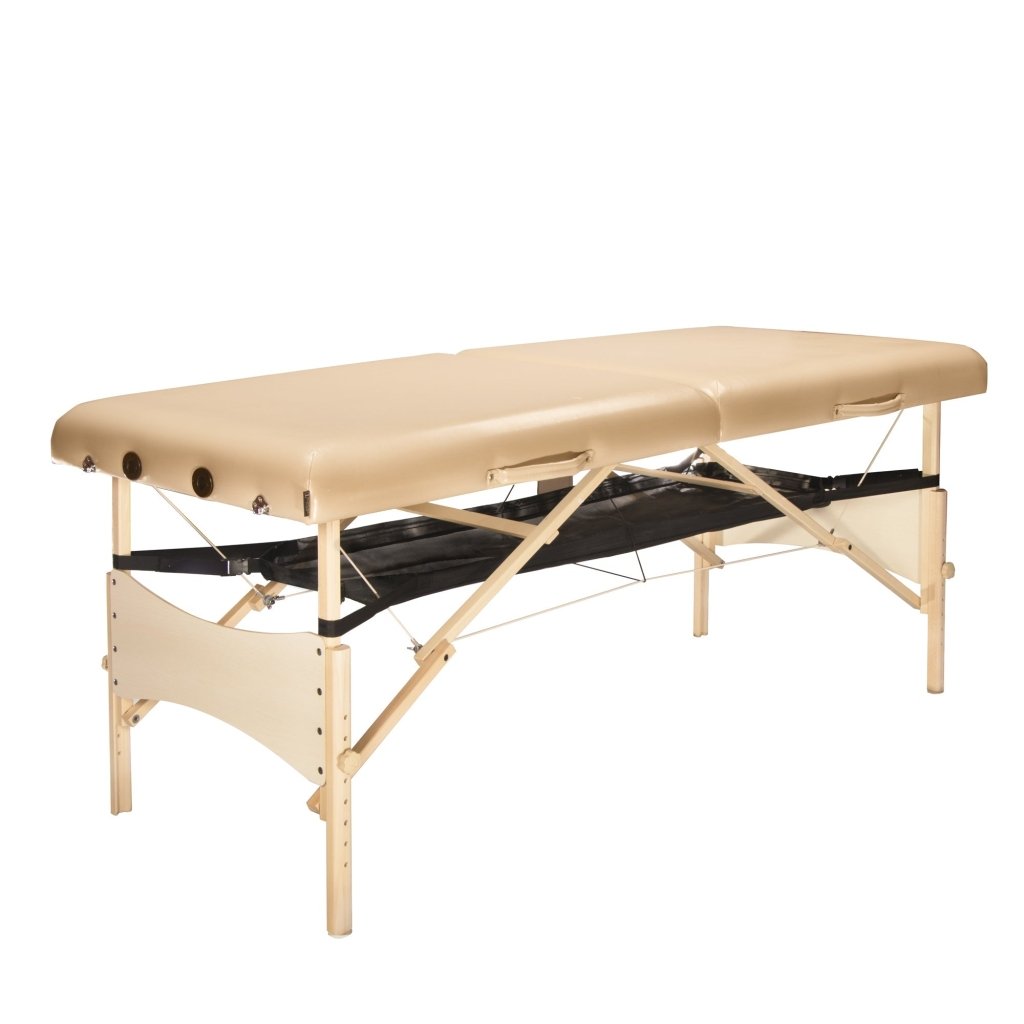 Portable Massage Table Storage Shelf - Wood Frame Organizer for Bolsters, Cushions, Sheets & Massage Accessories | Space-Saving Solution for Massage Therapists & Spa Professionals (Table Not Included)