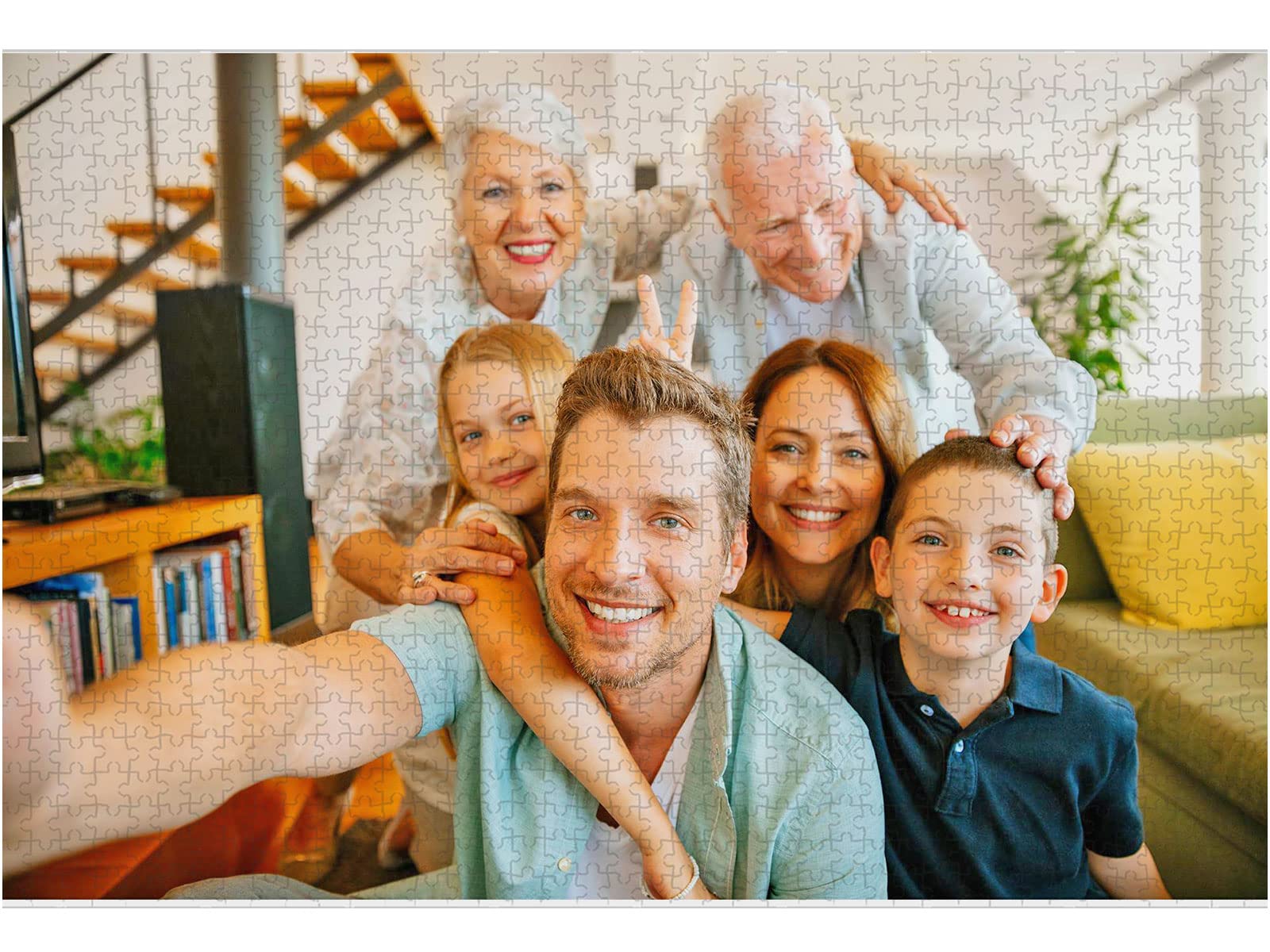 500/1000/2000 Piece Custom Photo Puzzle - Personalized Jigsaw Puzzles from Your Pictures - Perfect Gift for Adults, Teens & Kids - Birthday, Wedding & Family Occasions - Great for Home Decor, Family Bonding & Stress Relief (1000PCS)