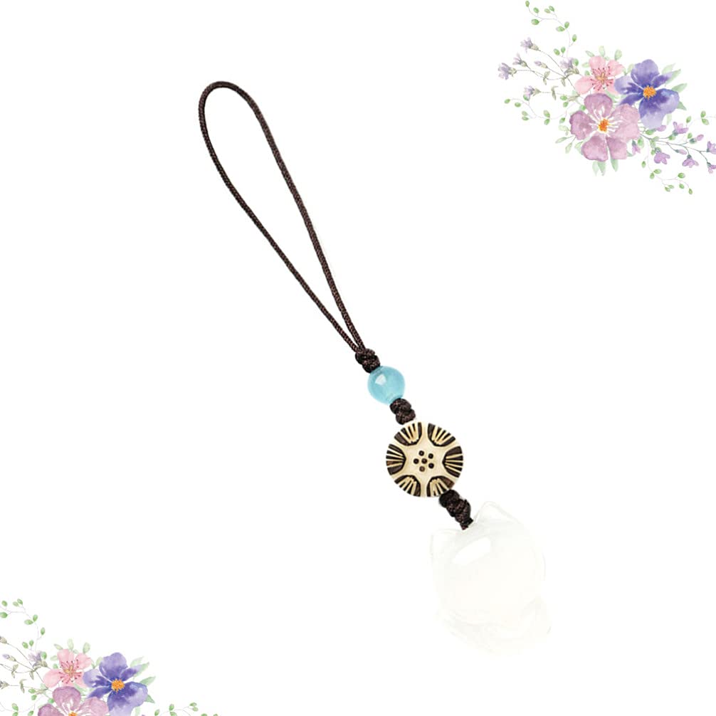 Balacoo Cute Cartoon Fox Phone Strap Charm - Stylish Phone Pendant for iPhone, Samsung & Android - Perfect for Keychains, Bags & Phone Decorations
