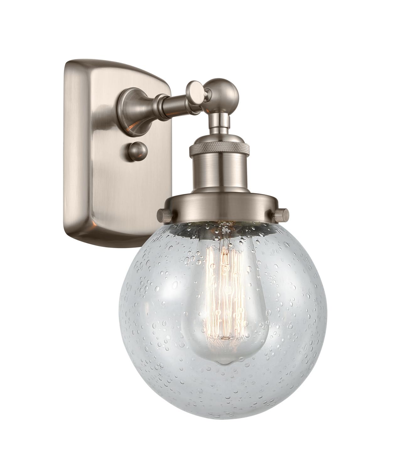 Ballston Collection 6-LED Transitional Wall Sconce in Pewter, Nickel & Silver Finish - Modern Lighting for Bedroom, Hallway & Entryway