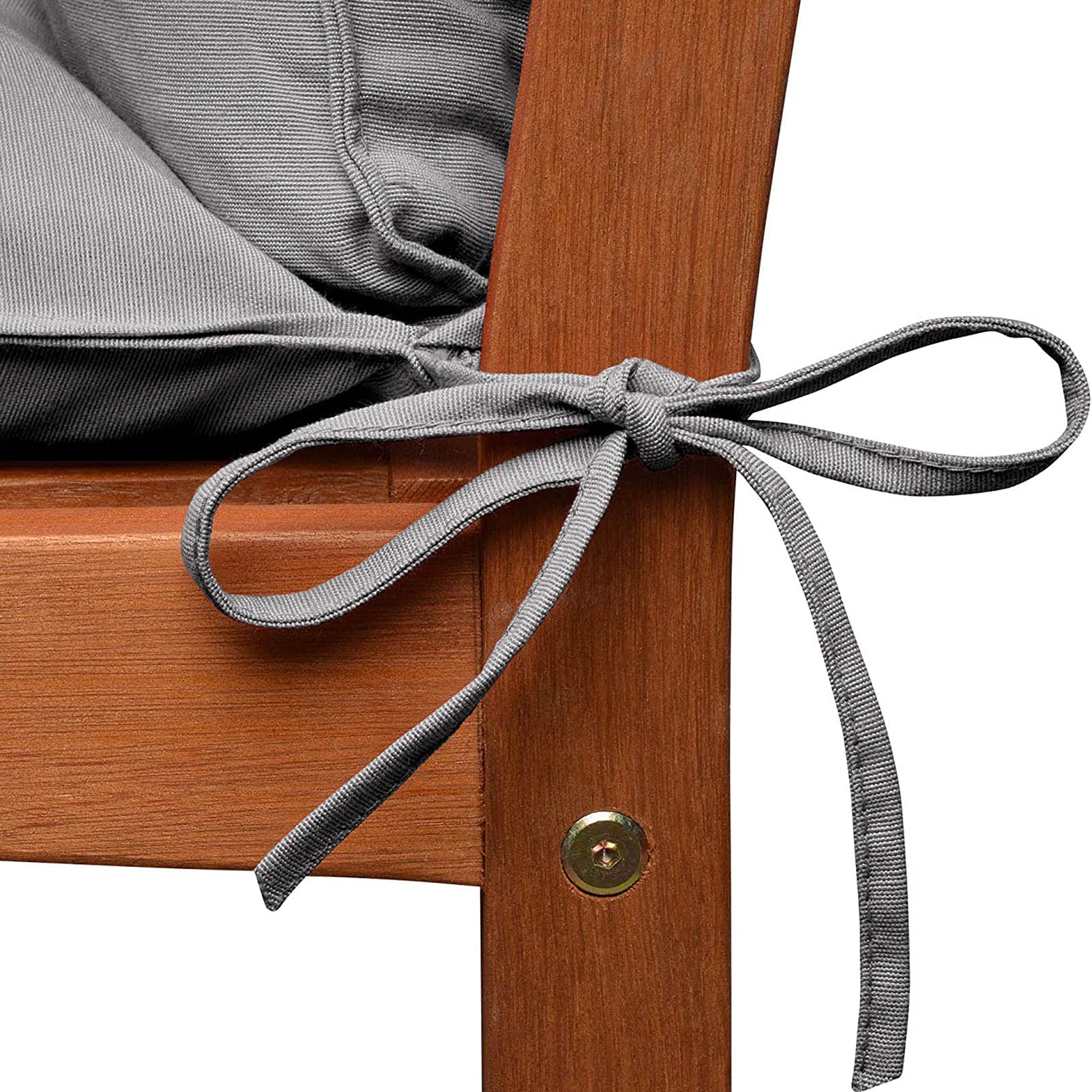 Premium Garden Bench Cushion - Thick Seat Cushion with Ties for Patio Chairs - 100% Polyester Indoor/Outdoor Furniture Cushion Cover - Perfect for Backyard, Deck, Porch & Poolside Relaxation