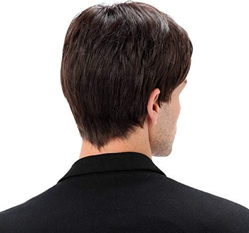 Natural Looking Men's Hair Wig - LUSH LOCKS® Realistic Synthetic Hairpiece for Thinning Hair & Baldness | Perfect for Daily Wear, Cosplay & Costumes