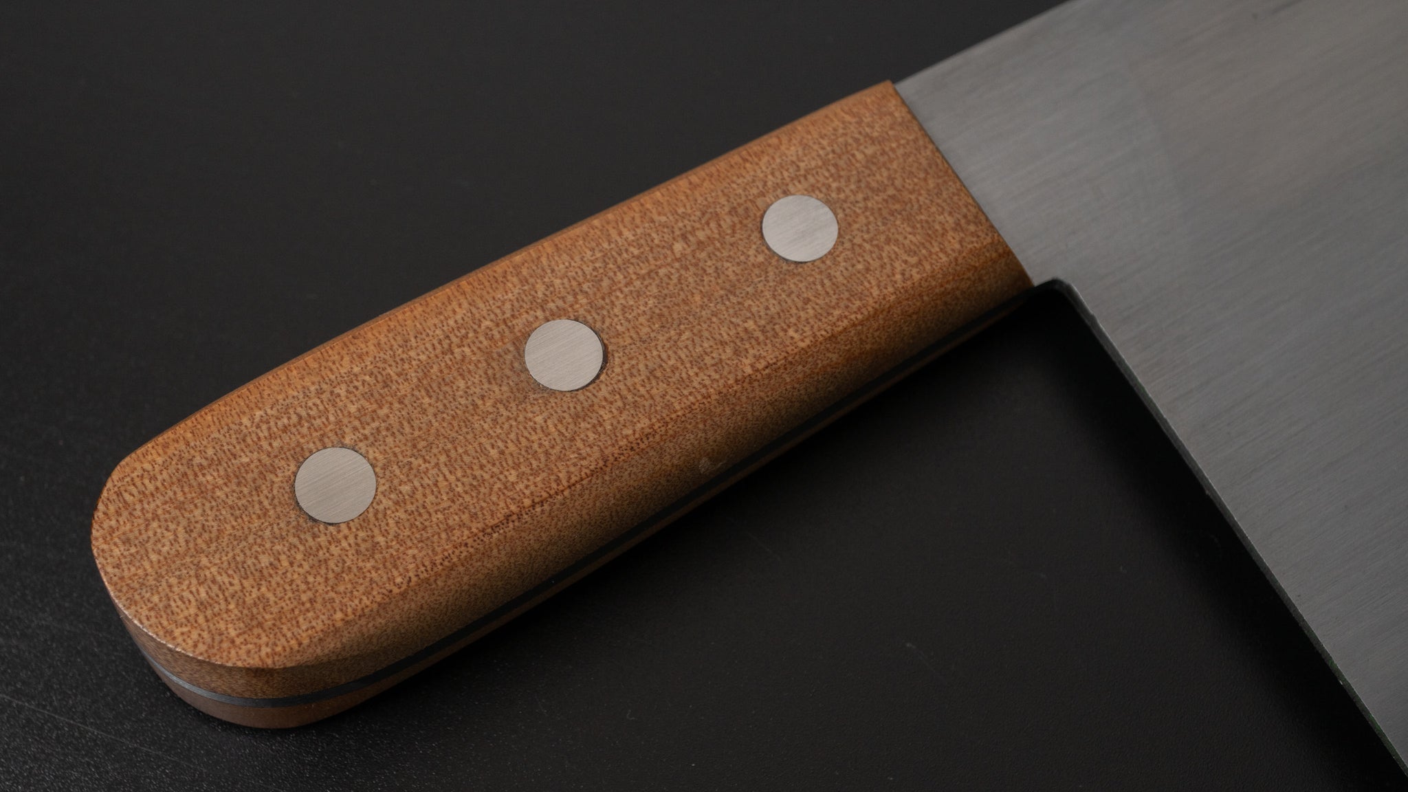 Hitohira Togashi White #2 Migaki Chinese Chef Cleaver 220mm - Premium Japanese Kitchen Knife with Gumi Wood Handle (#7) - Perfect for Slicing, Dicing & Chopping Vegetables, Meat & Herbs
