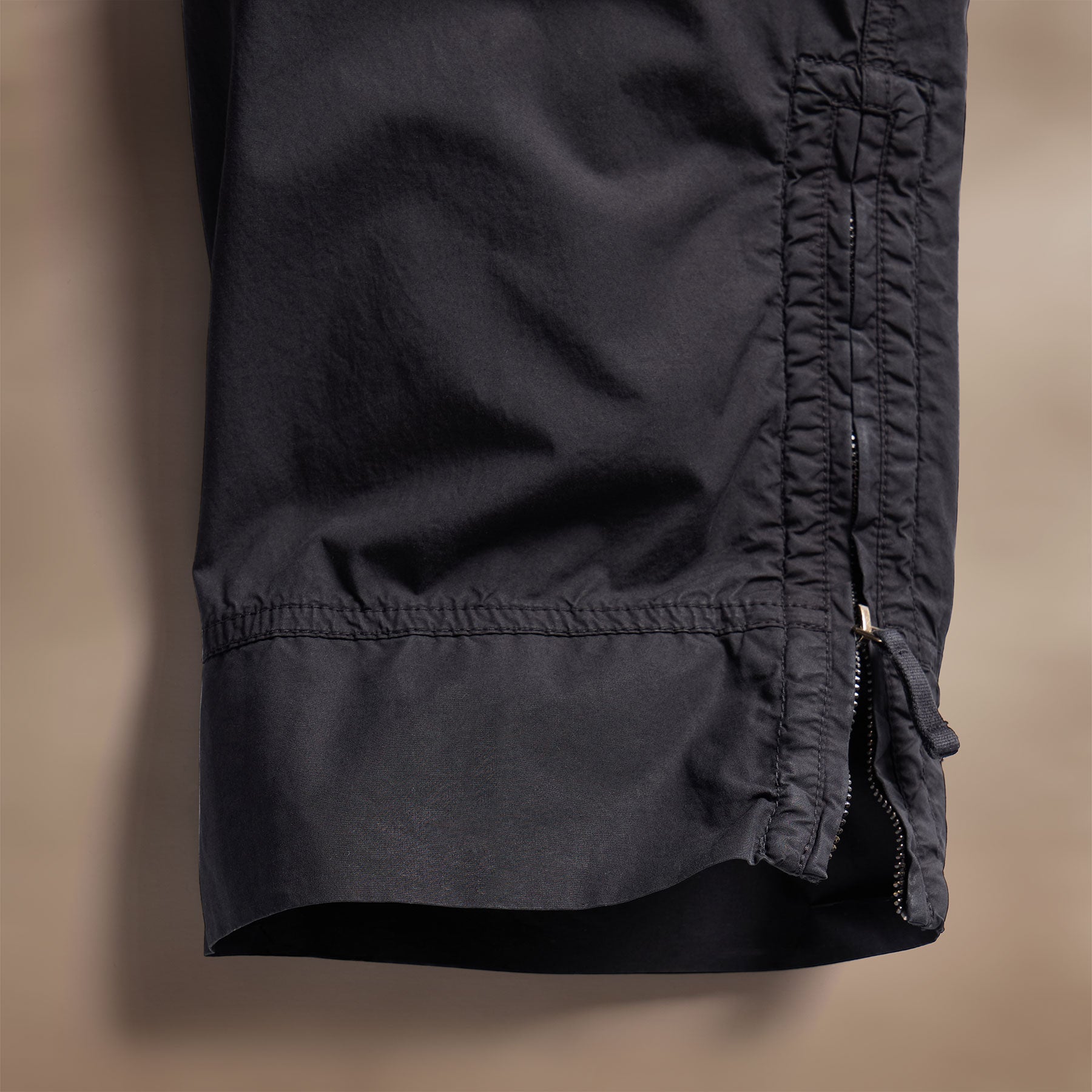 Premium Black Parachute Poplin Cargo Pants - Durable & Stylish Outdoor Adventure Pants for Hiking, Camping & Travel