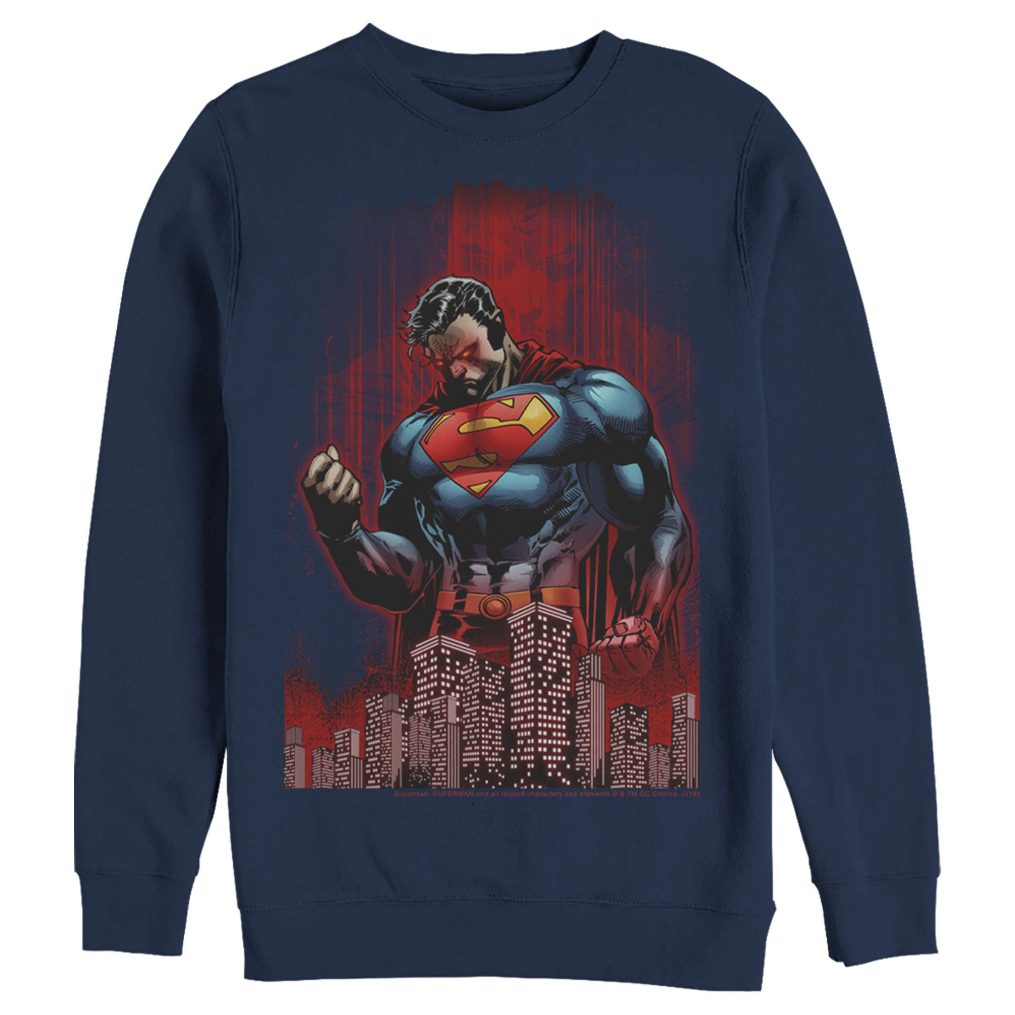 Men's Superman Graphic Hoodie - DC Comics Superhero Sweatshirt for Fans | Casual Wear & Cosplay Costume