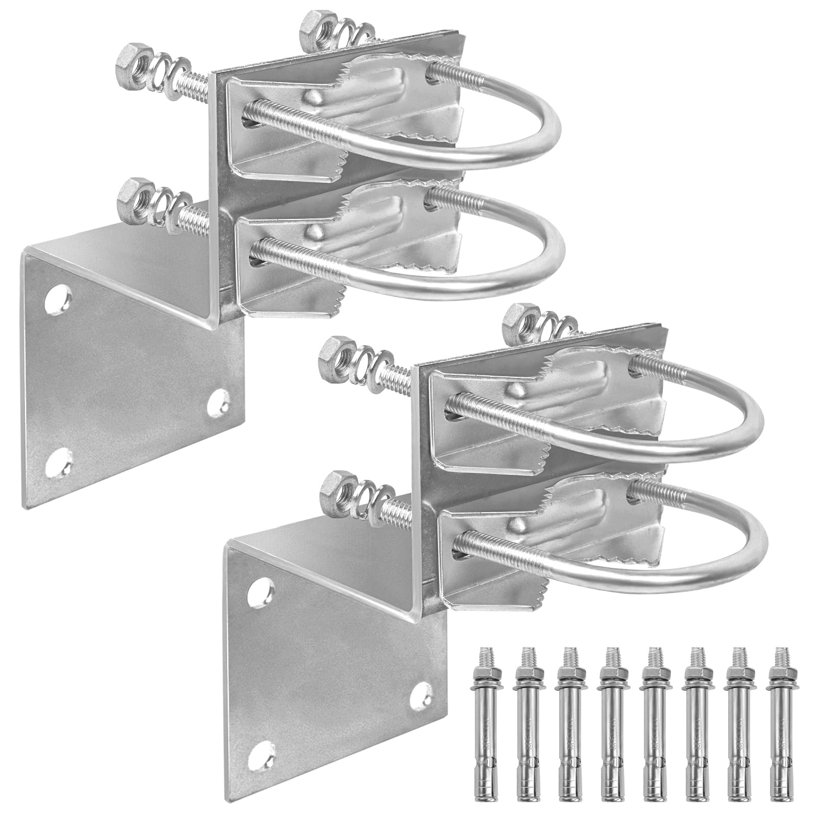 XRDS-RF Antenna Pole Mount Kit with U-Bolts for Outdoor Antenna - Home & RV Use