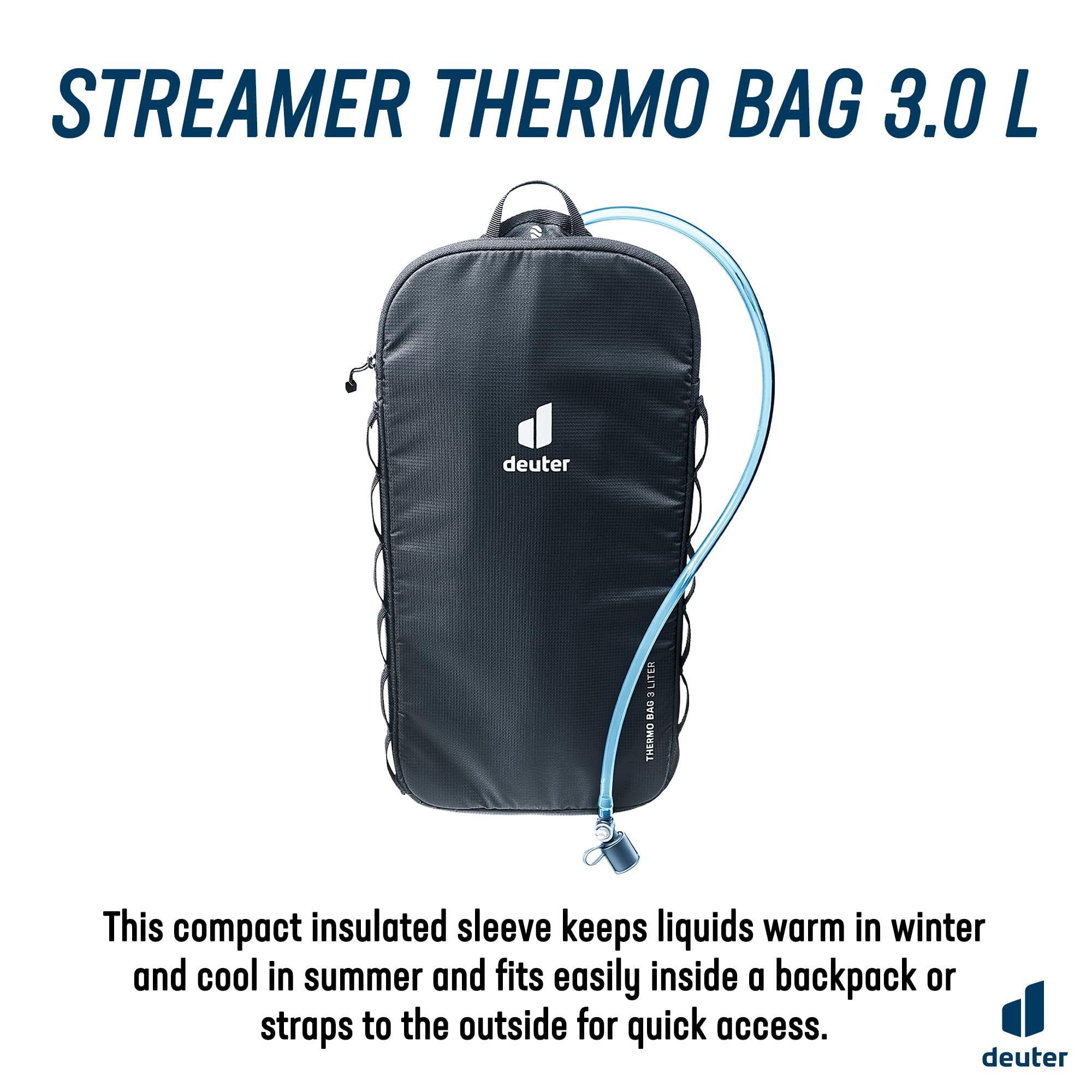 Deuter Streamer Thermo Insulated Lunch Bag 3.0L - Leakproof Thermal Food Container for Work, School & Outdoor Picnics - Unisex Adult Bento Box Carrier