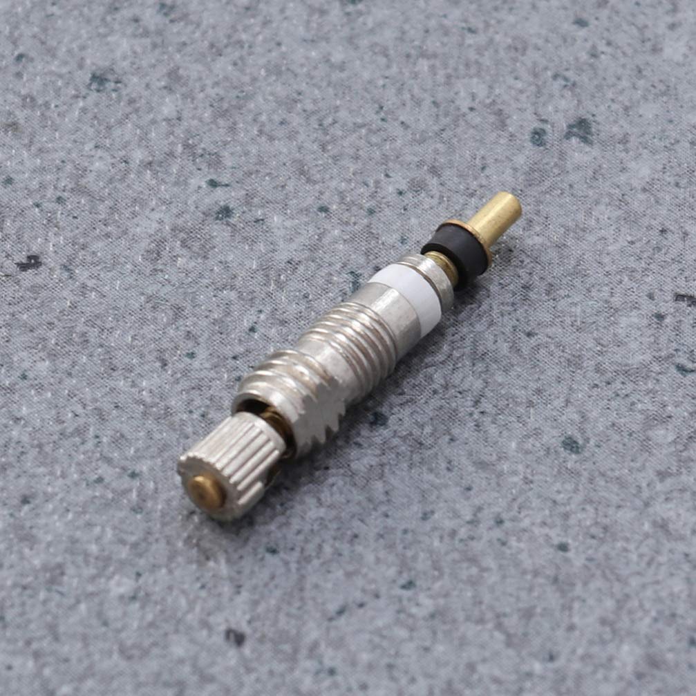 VOSAREA 10-Piece Brass Tire Valve Stem Core Kit - Universal Metal Valve Core Replacement for Truck, Car & Bike Tires - Essential Tire Repair Tool for Flat Tire Maintenance & Emergency Roadside Fixes
