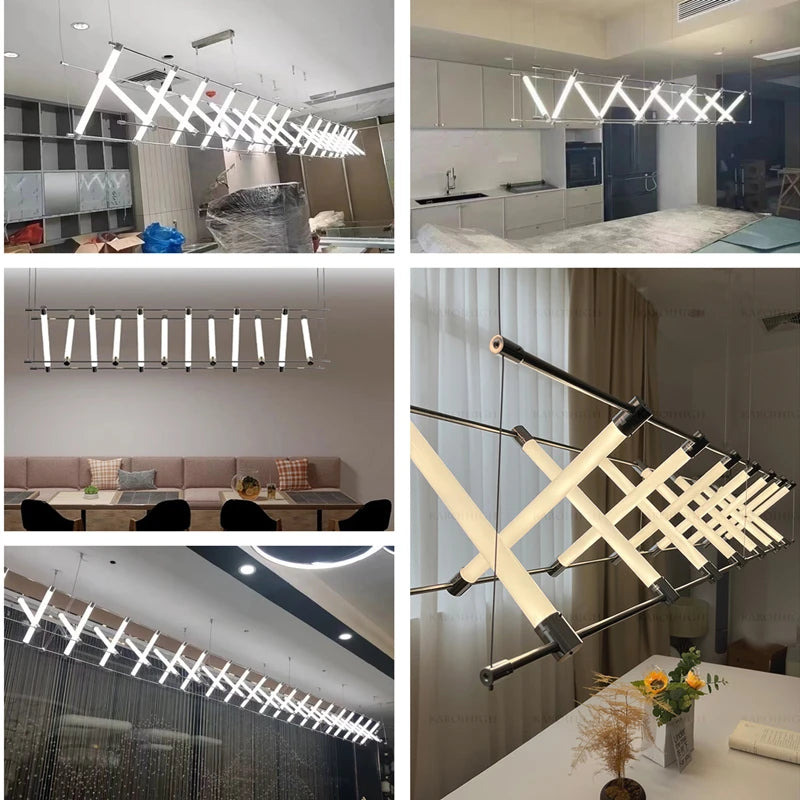 Nina Modern LED Pendant Light for Kitchen Island - Dimmable Hanging Light Fixture with Adjustable Height, Perfect for Dining Room, Bar Counter, and Breakfast Nook Lighting