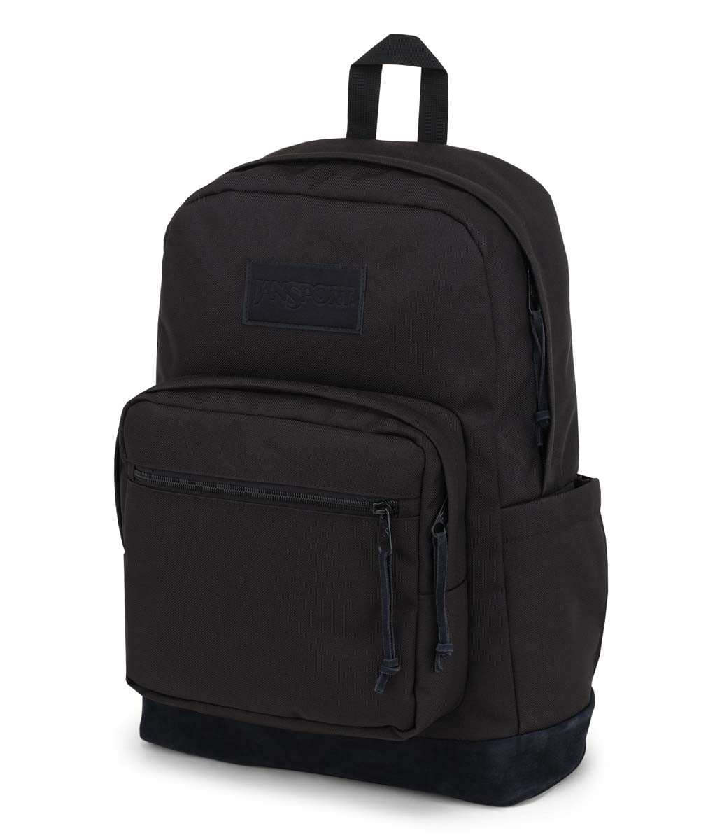 JanSport Right Pack Backpack - Monochrome Black | Durable School & Travel Backpack for Students & Professionals | Perfect for College, Work & Outdoor Adventures