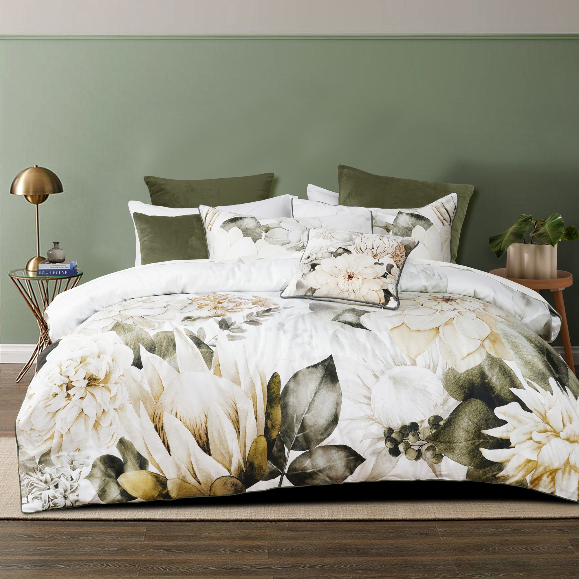 Giselle White Quilt Cover Set By Bianca - Luxury Bedding for Master Bedroom & Guest Room - Soft Cotton Queen Size Duvet Cover Set