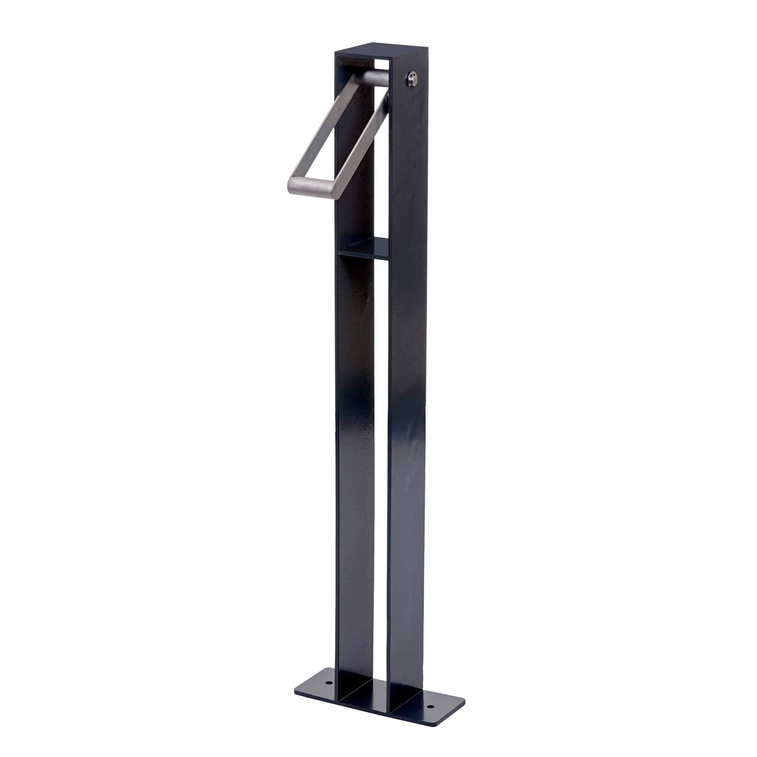 Mendler HWC-G20 Bike Rack - Heavy Duty Zinc Coated Steel Bicycle Stand, Powder Coated Outdoor Bike Parking (96x24x10cm Anthracite) - Perfect for Garage, Yard & Public Spaces