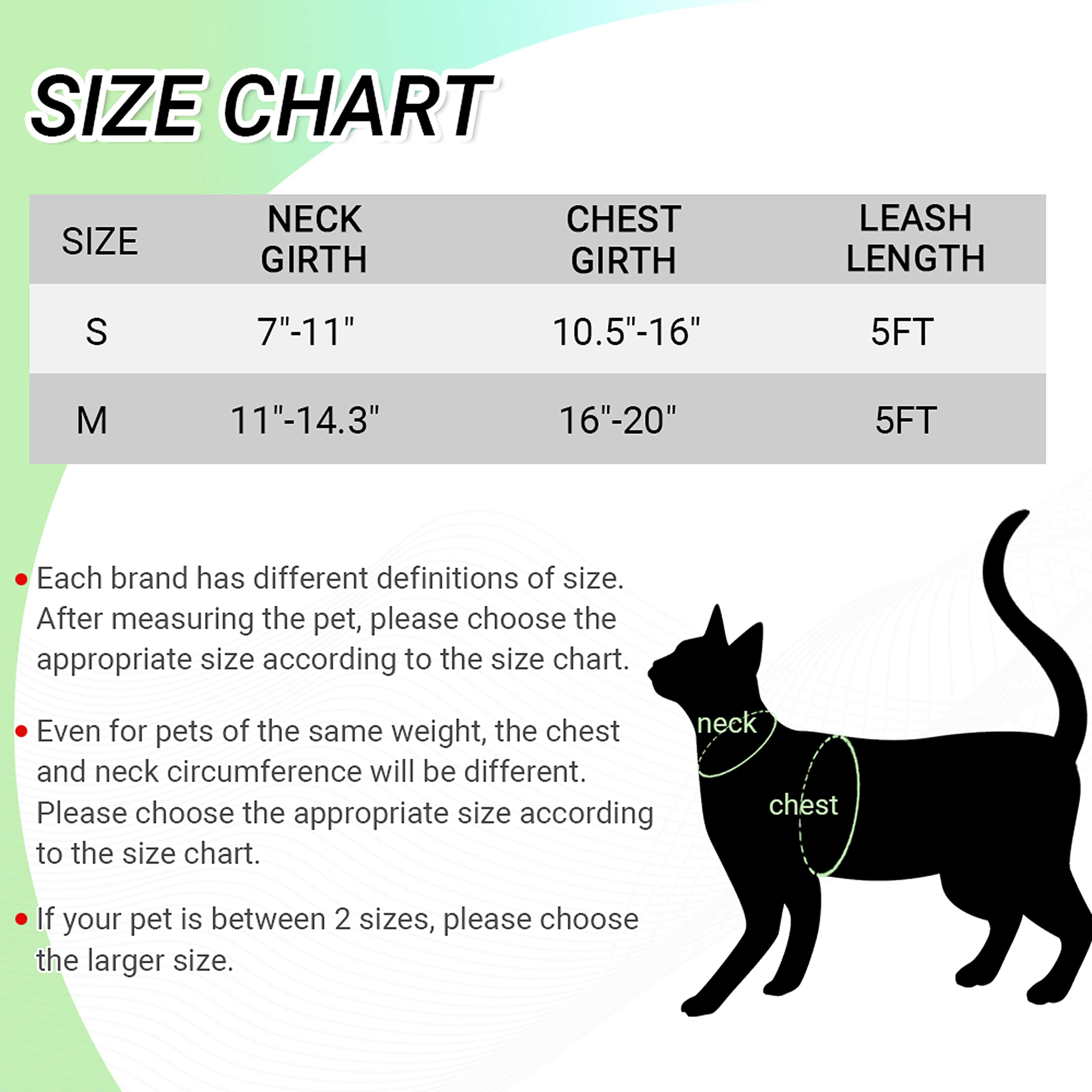 **Escape-Proof Cat Harness and Leash Set - Reflective Adjustable Mesh Vest for Small to Large Cats & Puppies - Soft Breathable Full-Body Harness (Black) - Perfect for Outdoor Walks, Travel & Adventure**