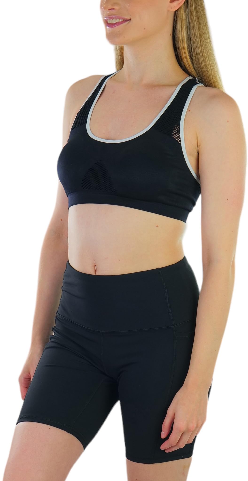 ToBeInStyle Women's Seamless Wire-Free Sports Bras & Bralettes - Supportive Comfort for Yoga, Gym & Everyday Wear