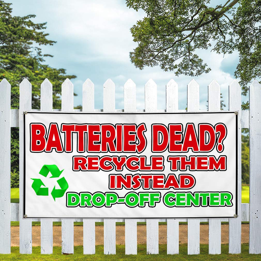 Vinyl Banner - 60x144 Inches, Weatherproof & Durable for Outdoor Use - Multiple Sizes Available with 10 Grommets - Perfect for Business Signs, Yard Decor, Industrial Notices & Event Advertising